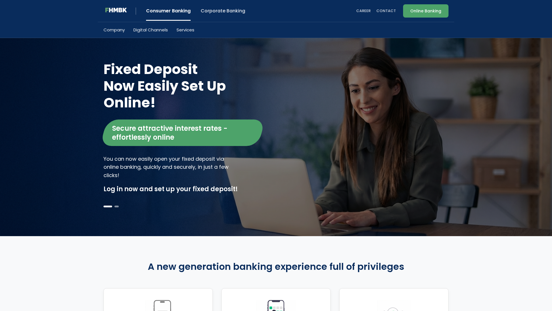 Screenshot of firsthavenmark.com