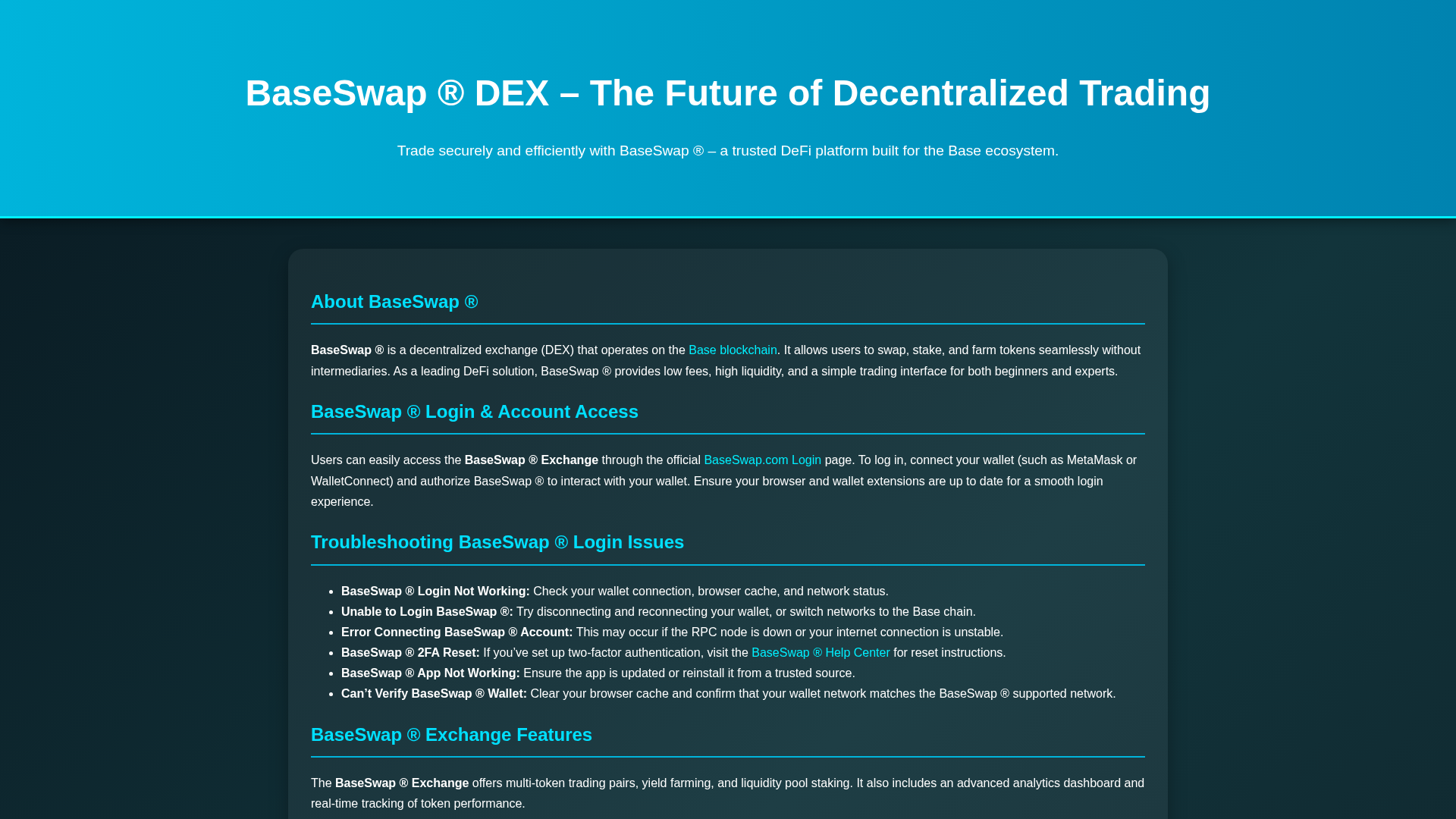 Screenshot of base-swapp-deex.pages.dev