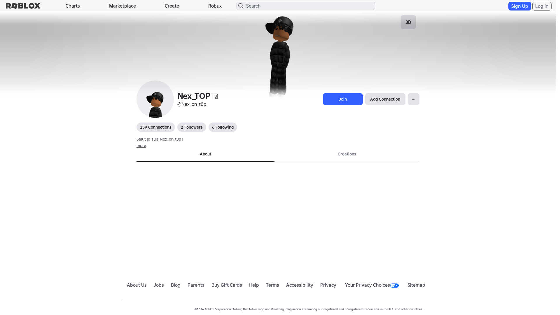 Screenshot of www.roblox.com.bi