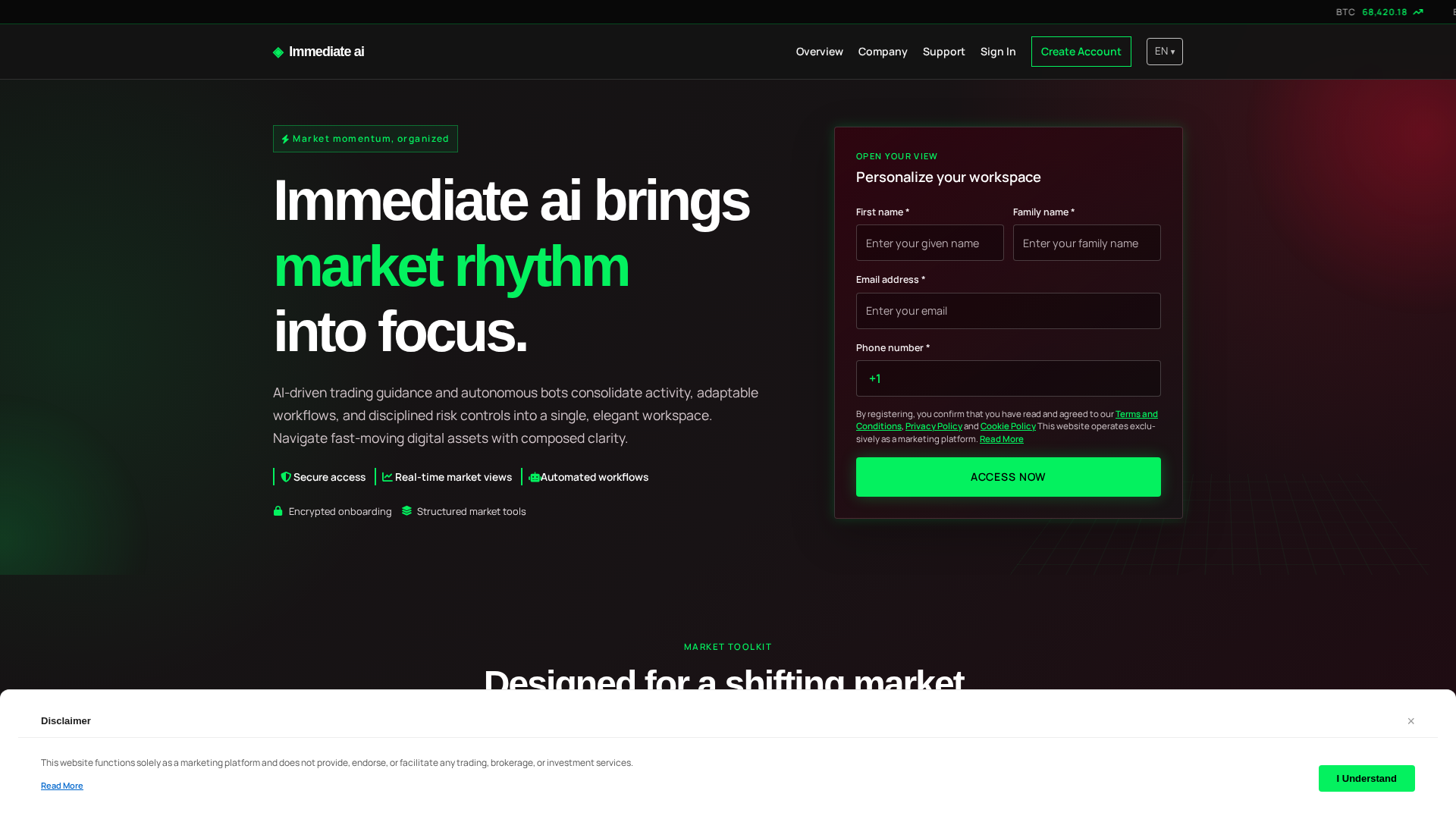 Screenshot of imm-ai-system.com