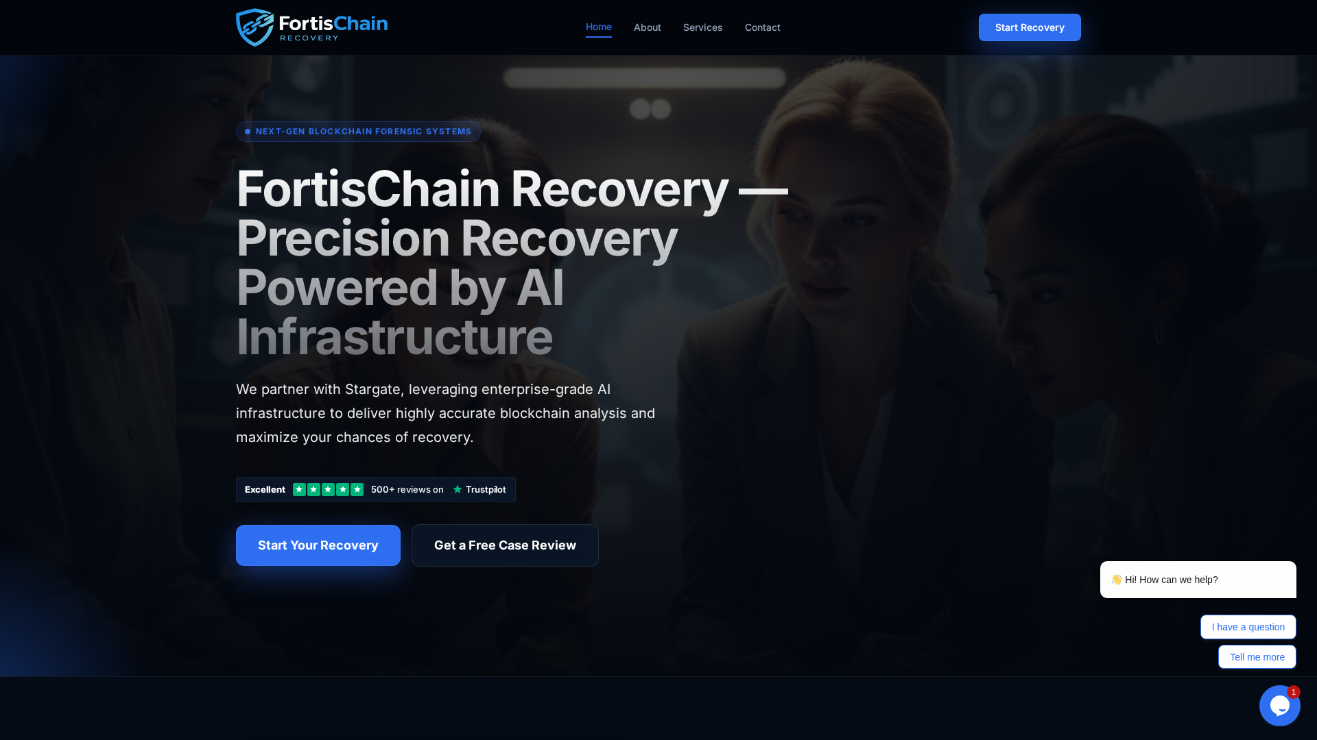 Screenshot of fortischain.cloud