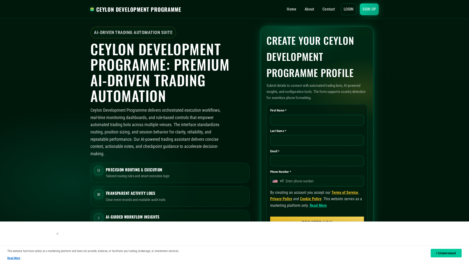 Screenshot of ceylondevprog.click