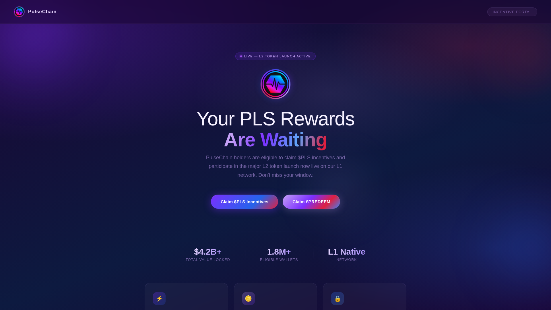 Screenshot of pulseredeem.live