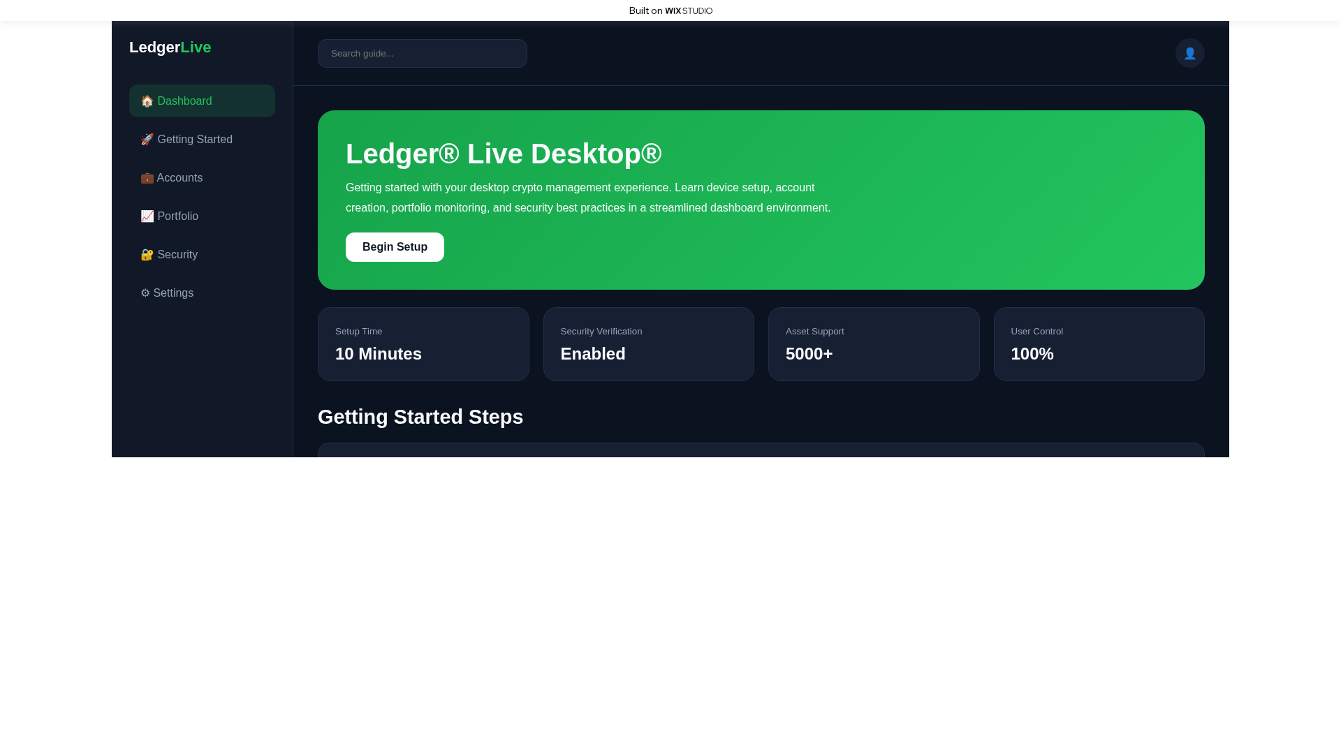 Screenshot of io-desktop-live.wixstudio.com