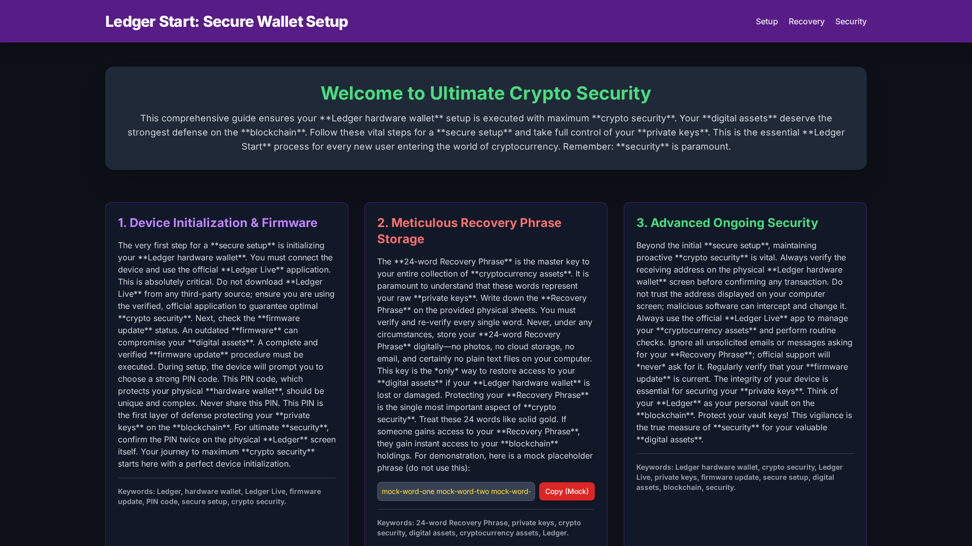 Screenshot of learned-start-ledgr.pages.dev