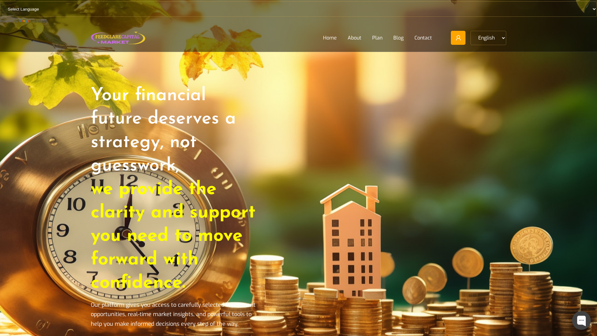 Screenshot of glare.feedglare.com
