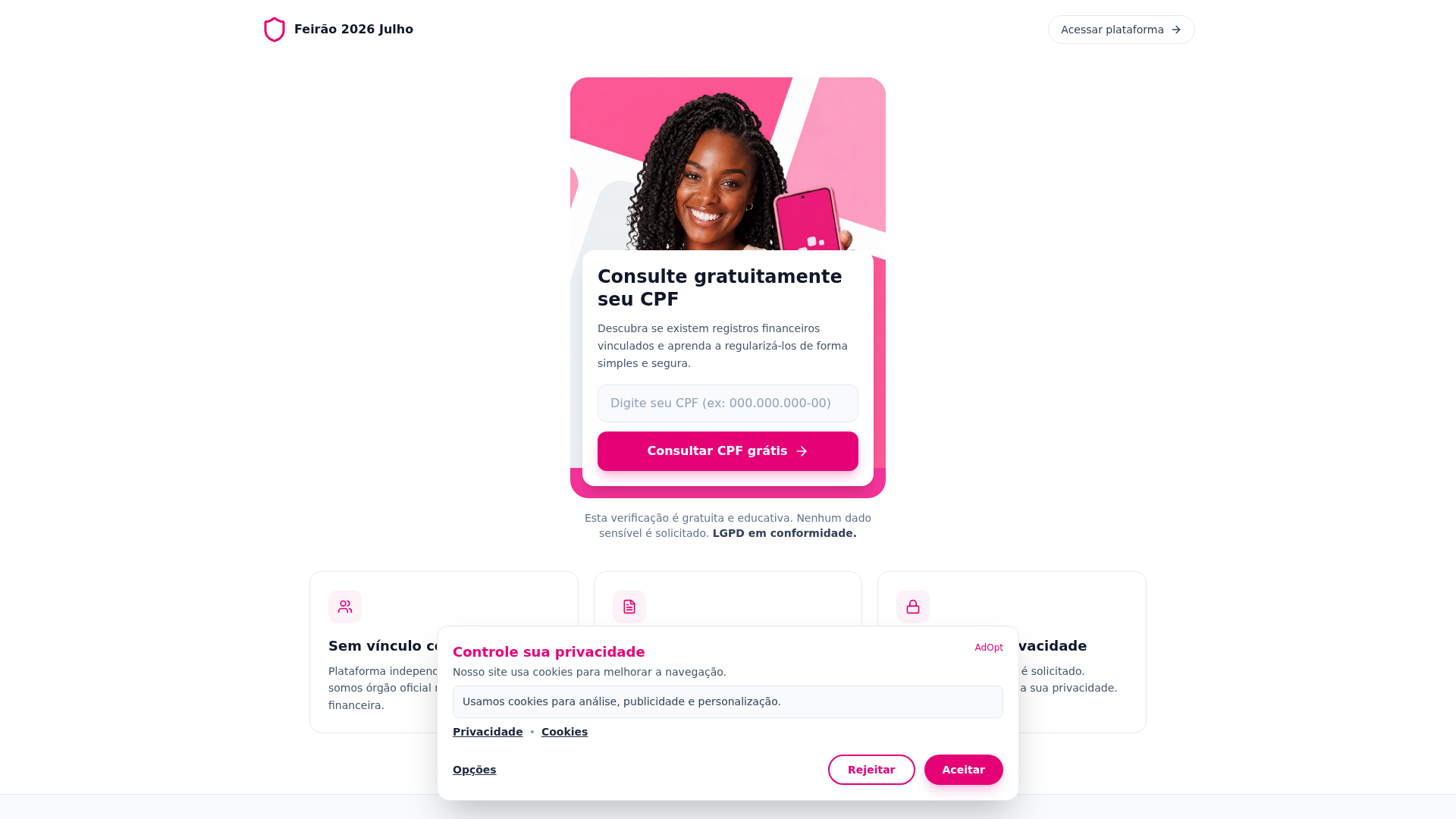 Screenshot of www.dividafacil.com