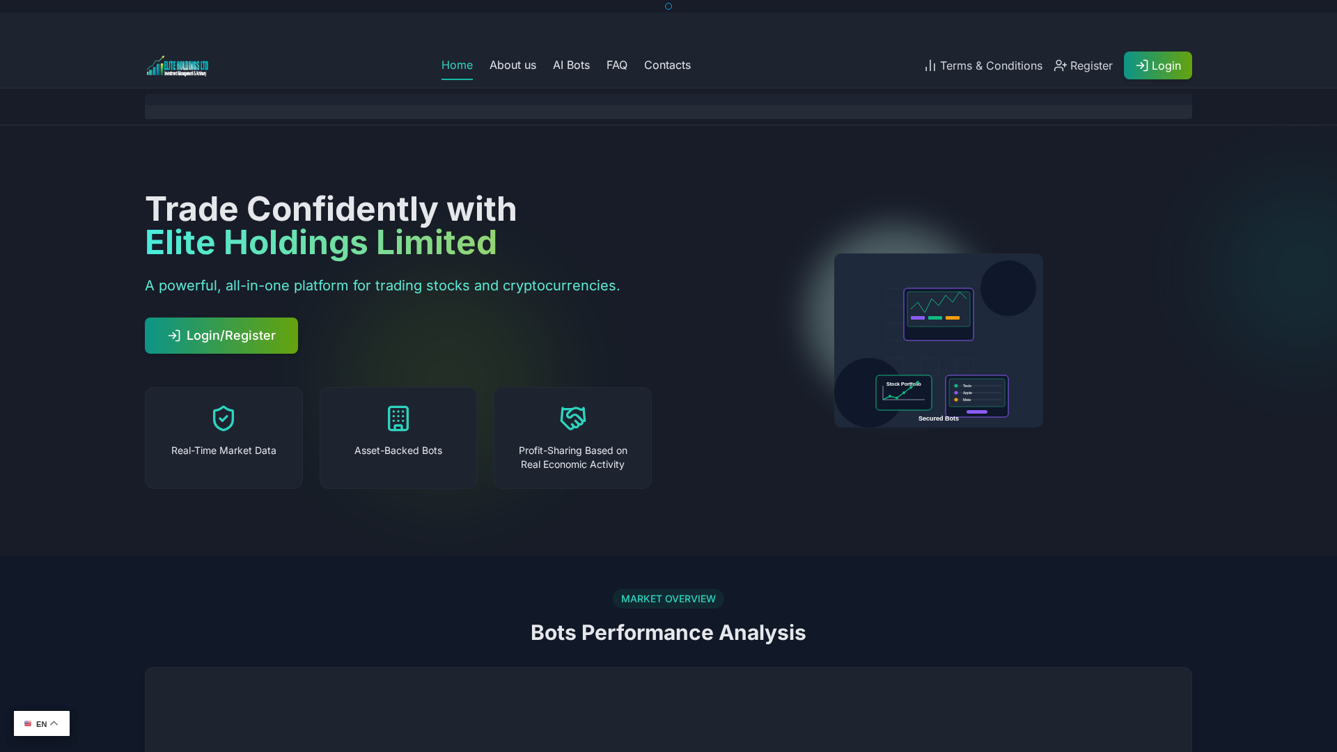 Screenshot of eliteholdingsltd.com