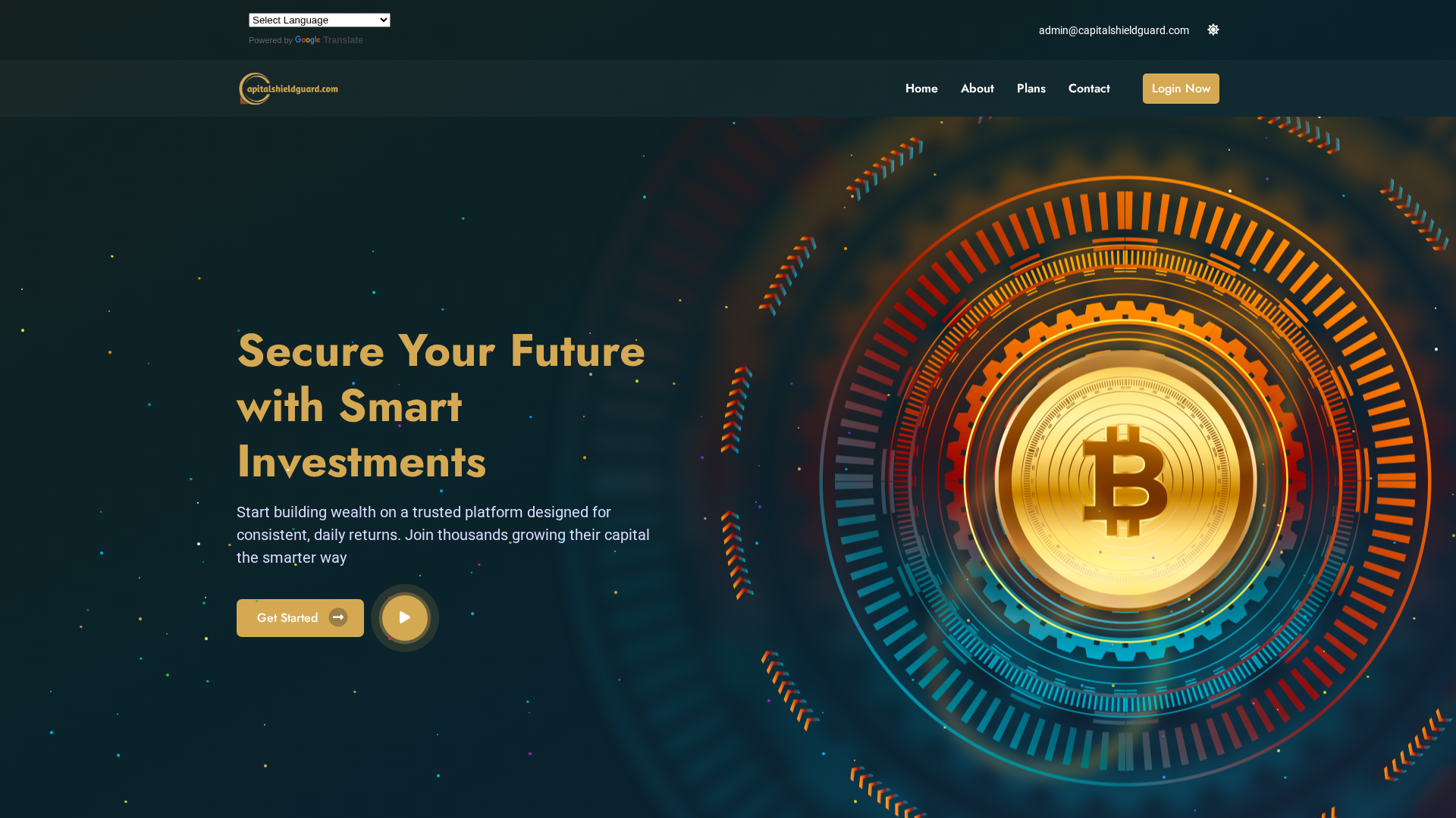 Screenshot of capitalshieldguard.com