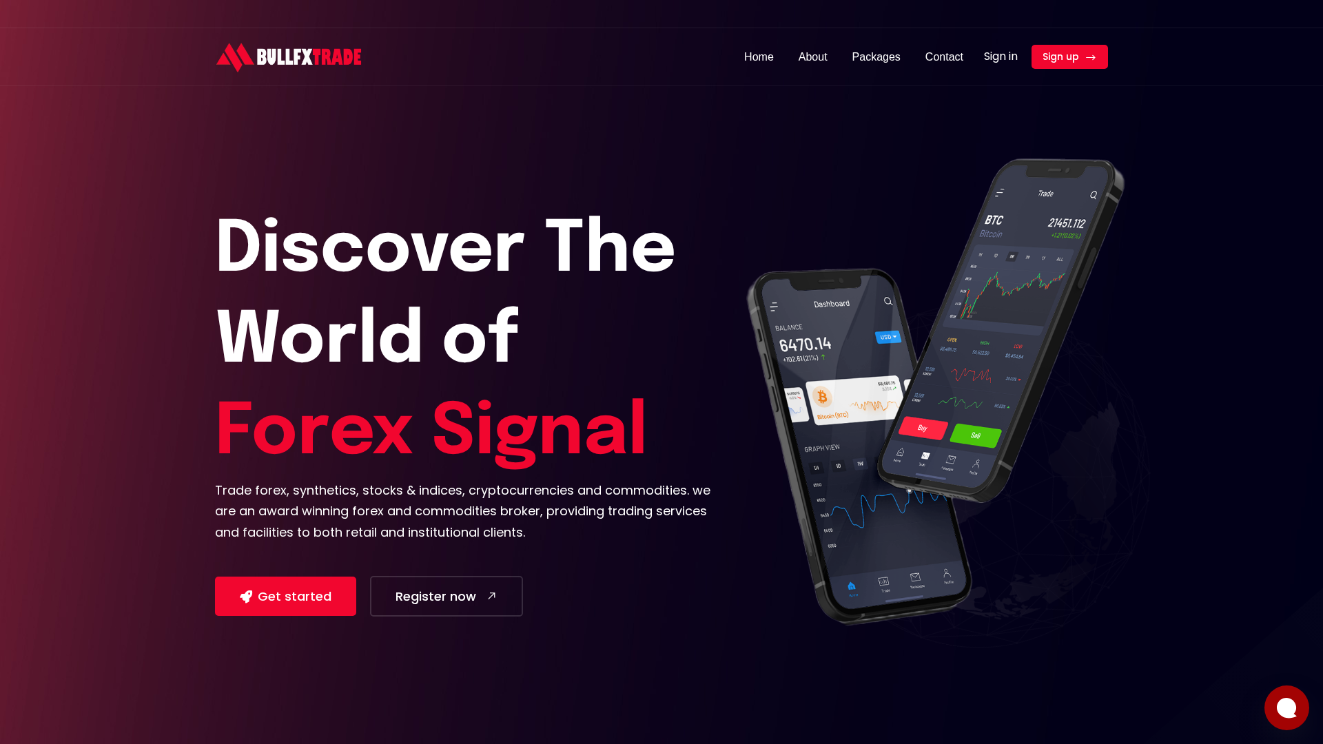 Screenshot of bullfxtrade.com.crowntrustcapital.com