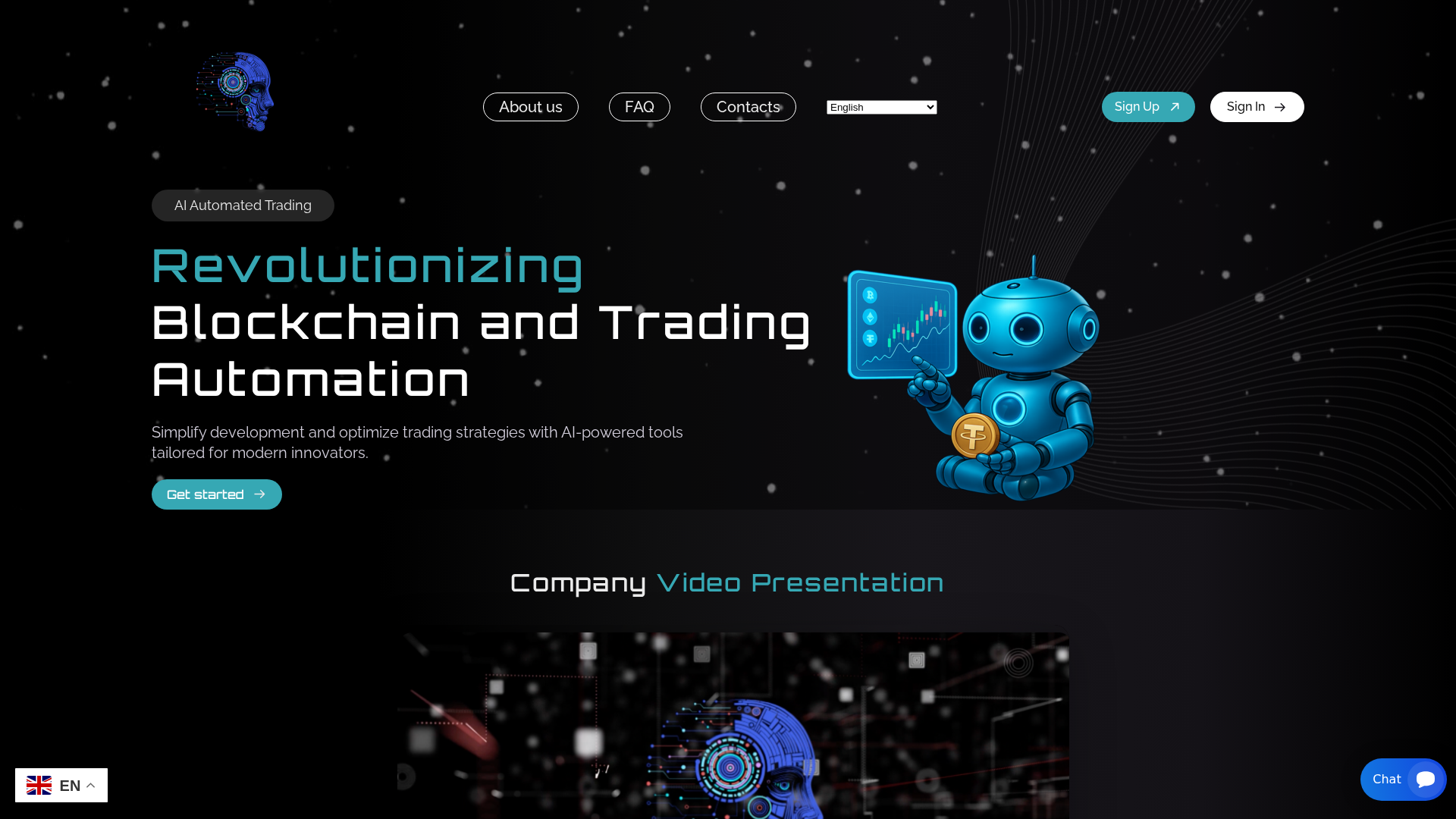 Screenshot of alphapro-trades.com