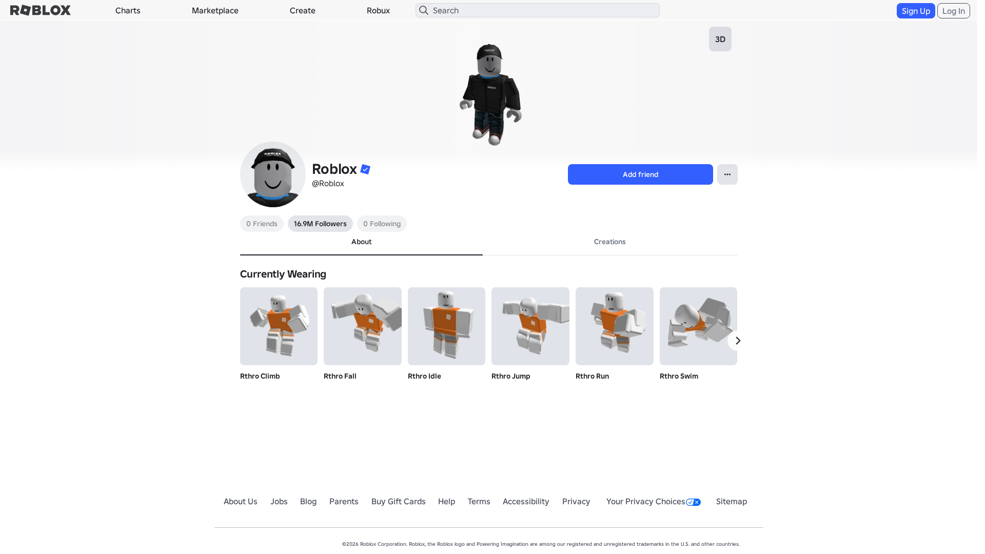 Screenshot of www.roblox.com.am
