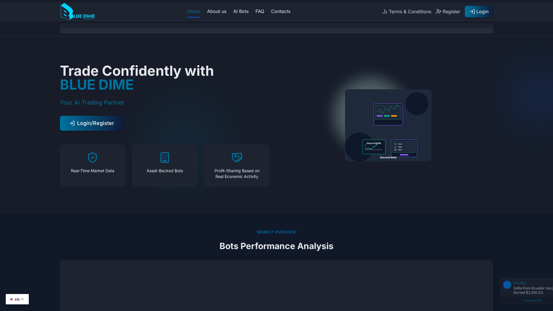 Screenshot of bluedlme.com