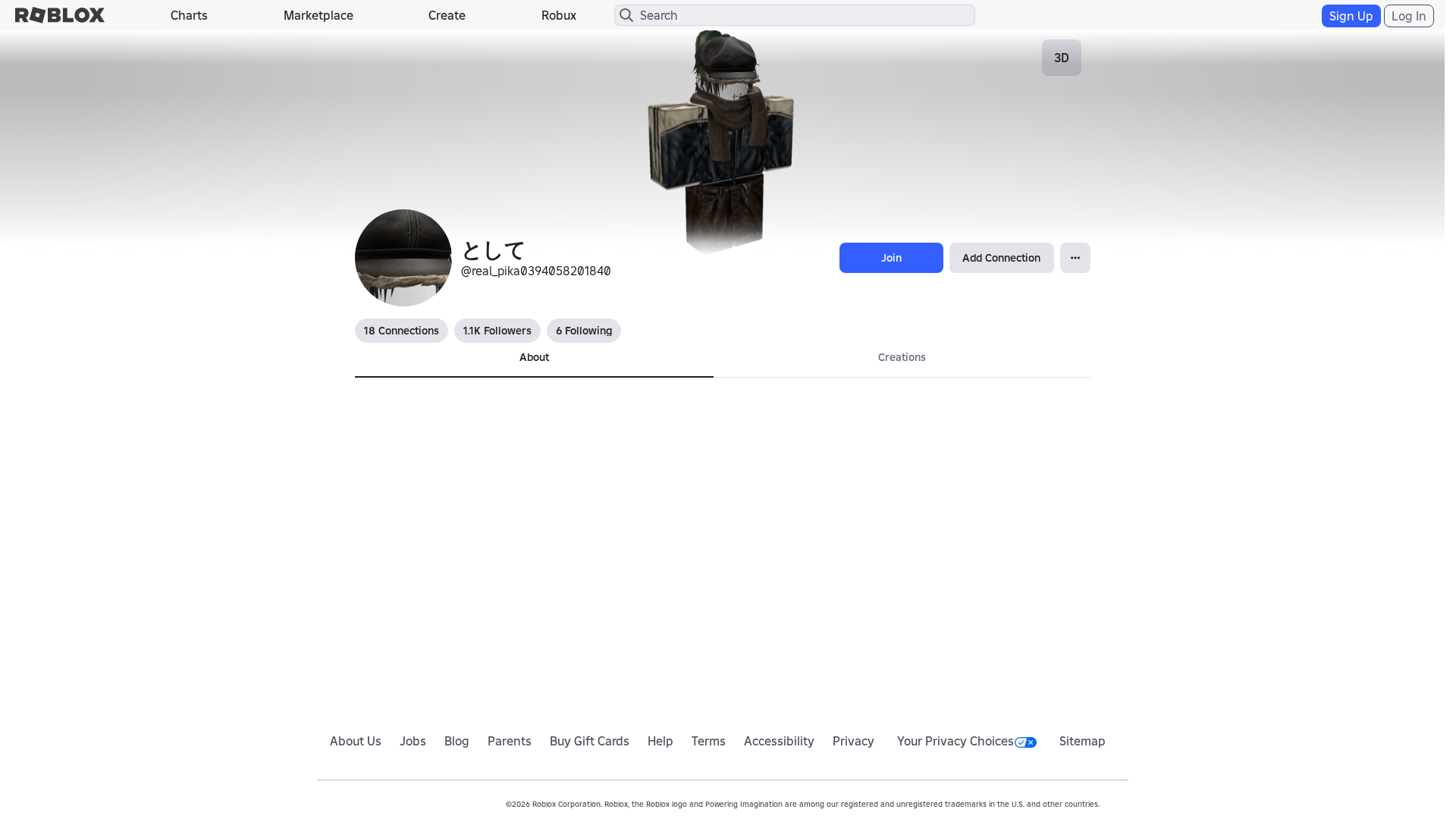 Screenshot of www.roblox.com.bi