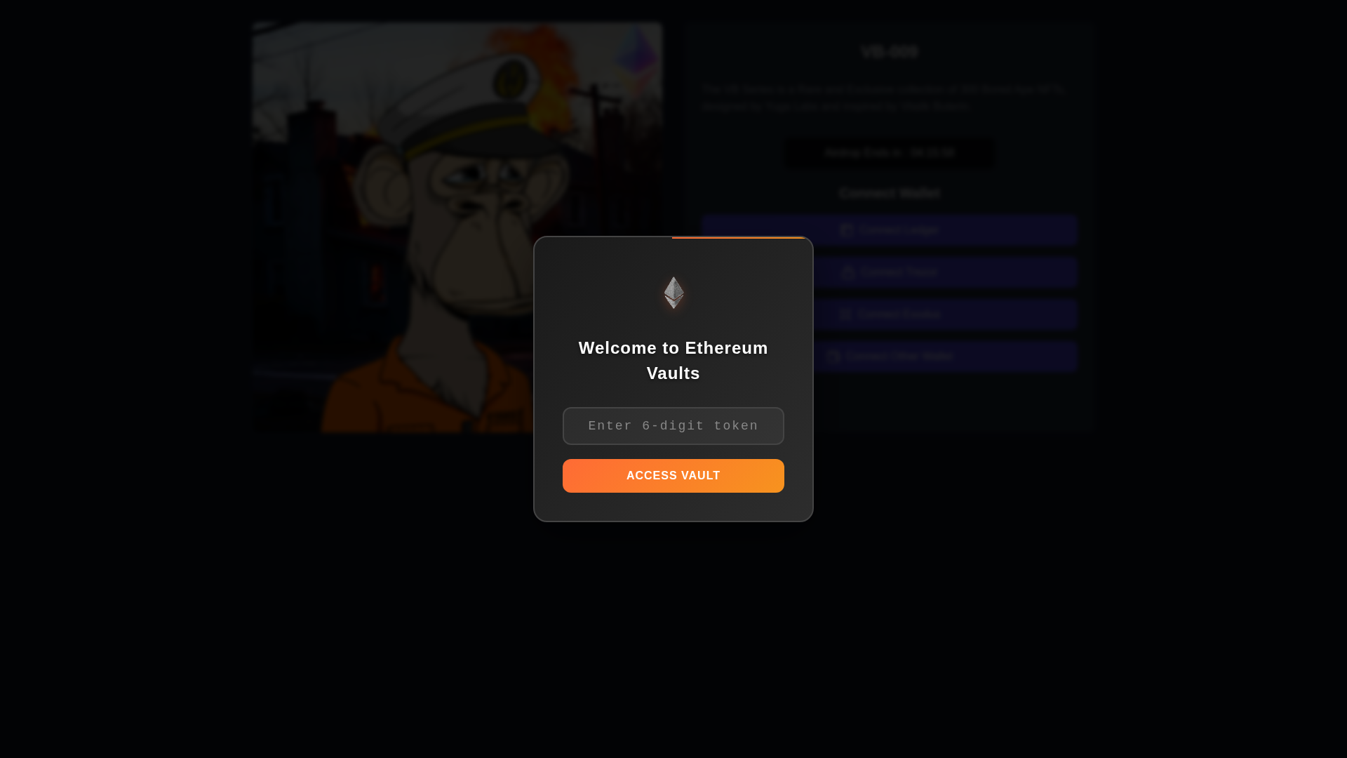 Screenshot of ethereum-vaults.com