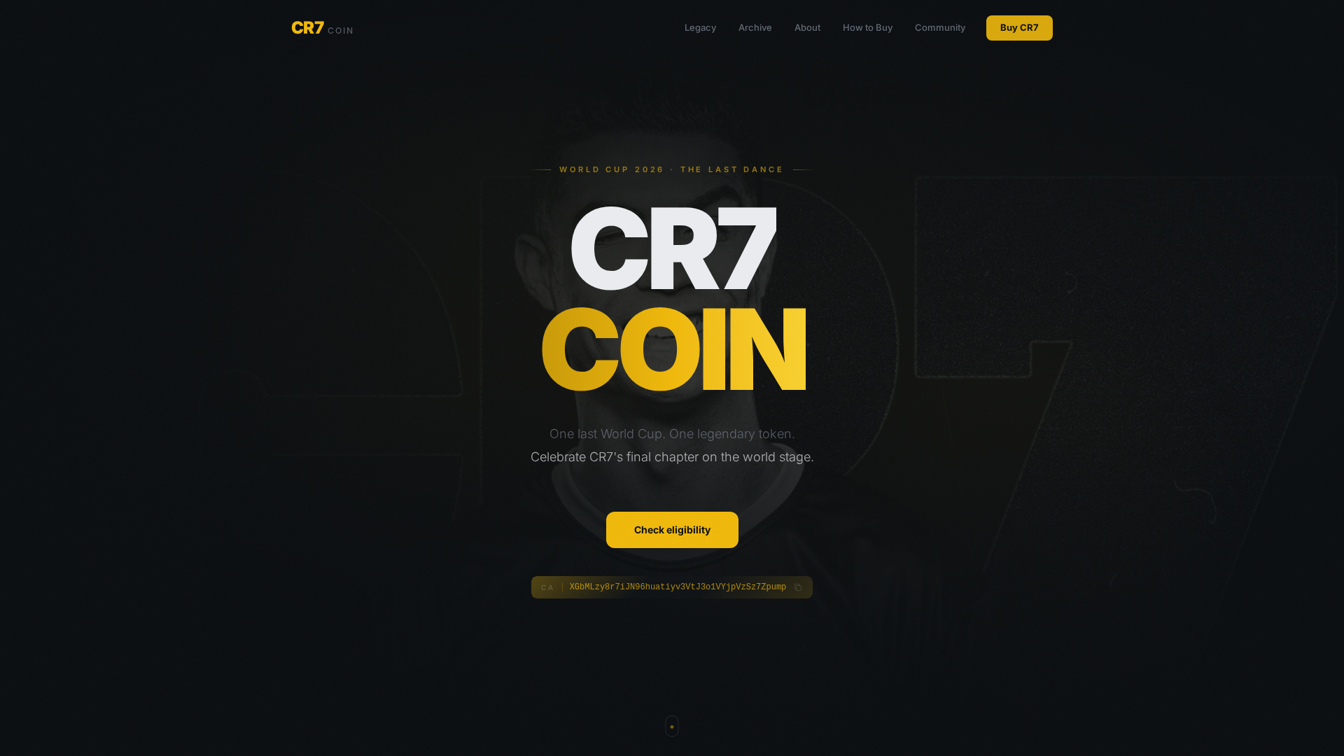 Screenshot of cr7life.net
