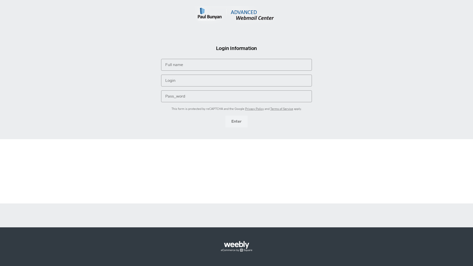 Screenshot of paul-bunyan-communications.weeblysite.com