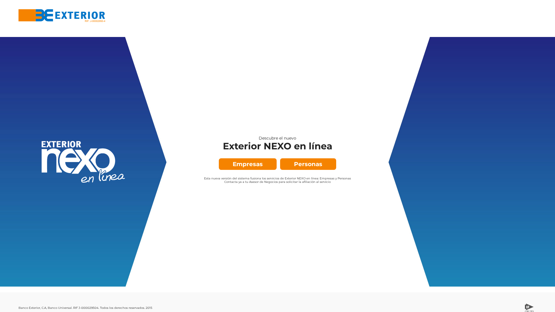 Screenshot of exterionexo.z13.web.core.windows.net