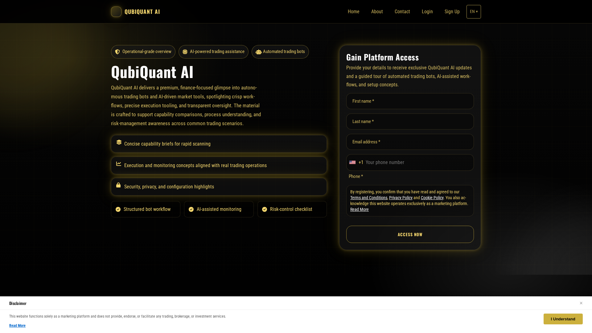 Screenshot of qubiquantai-system.com