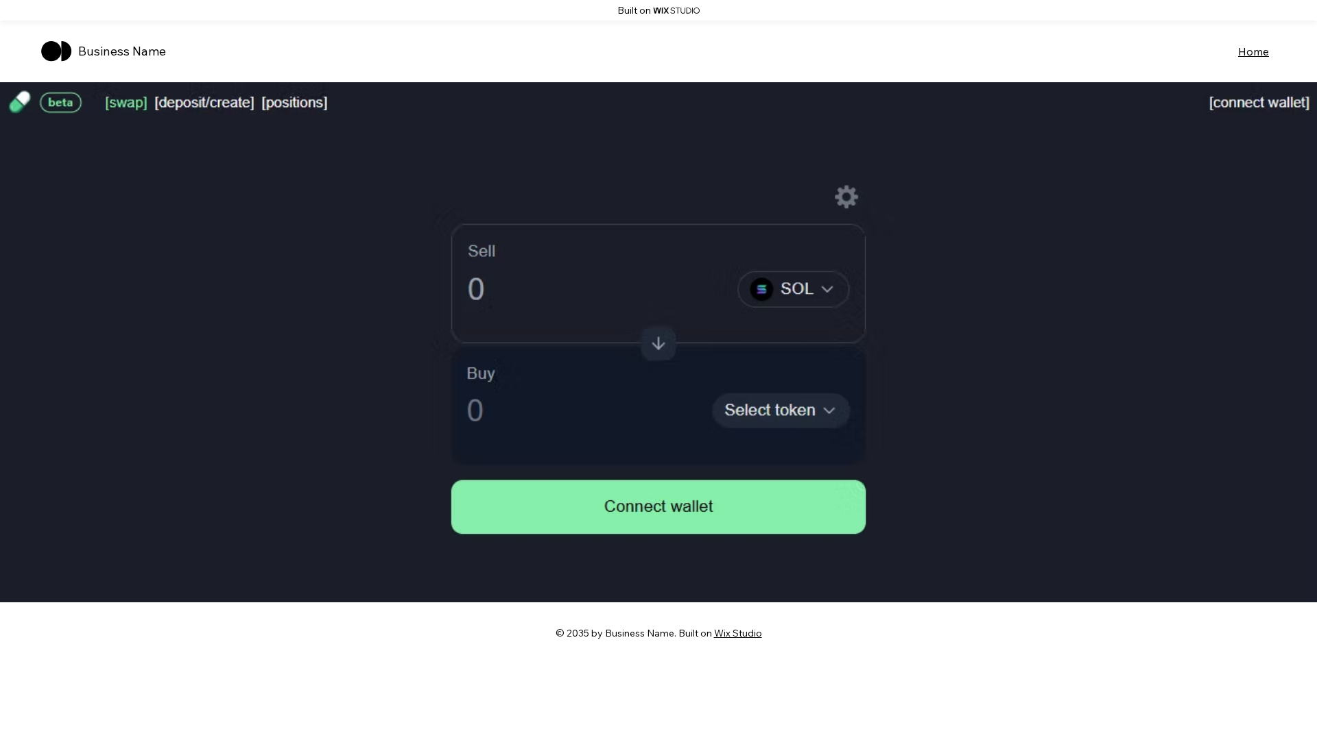 Screenshot of pumpsawap.wixstudio.com