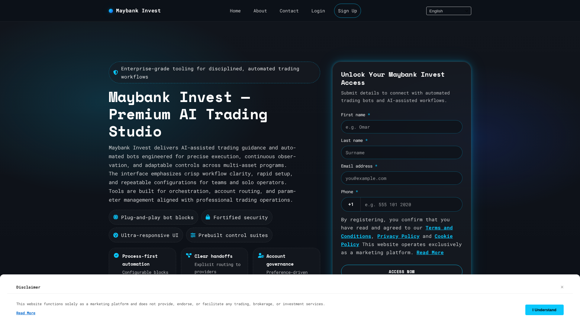 Screenshot of maybankinvest.click