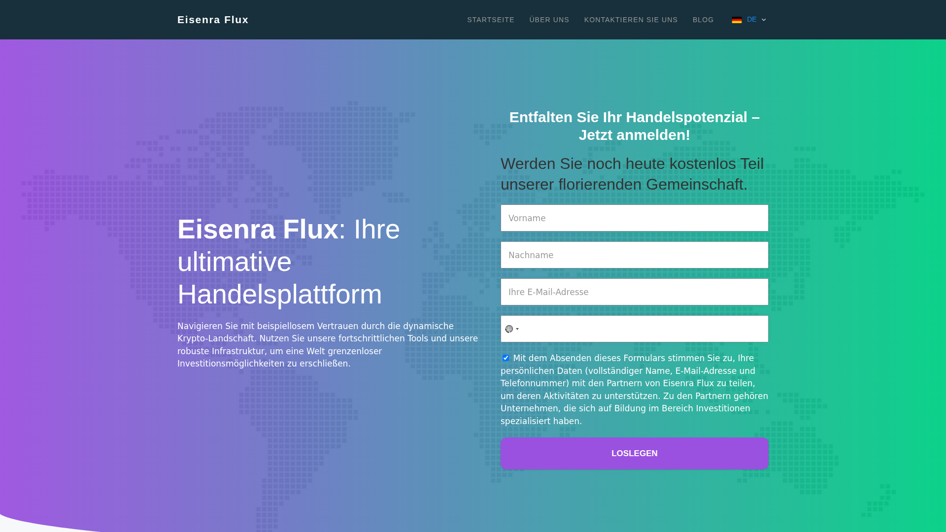 Screenshot of eisenraflux-gpt.com