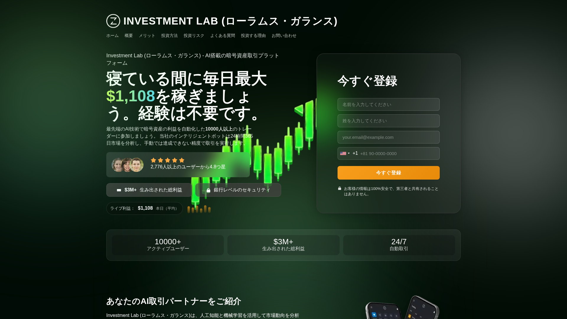 Screenshot of investmentlabia.com