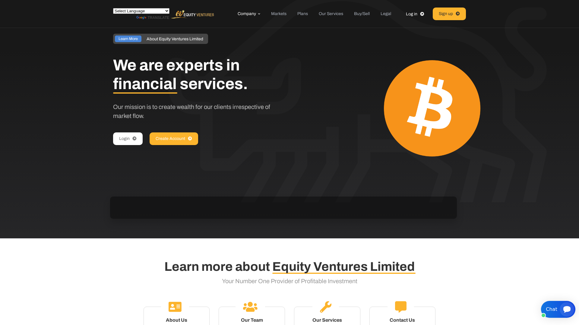 Screenshot of equityventuresltd.net