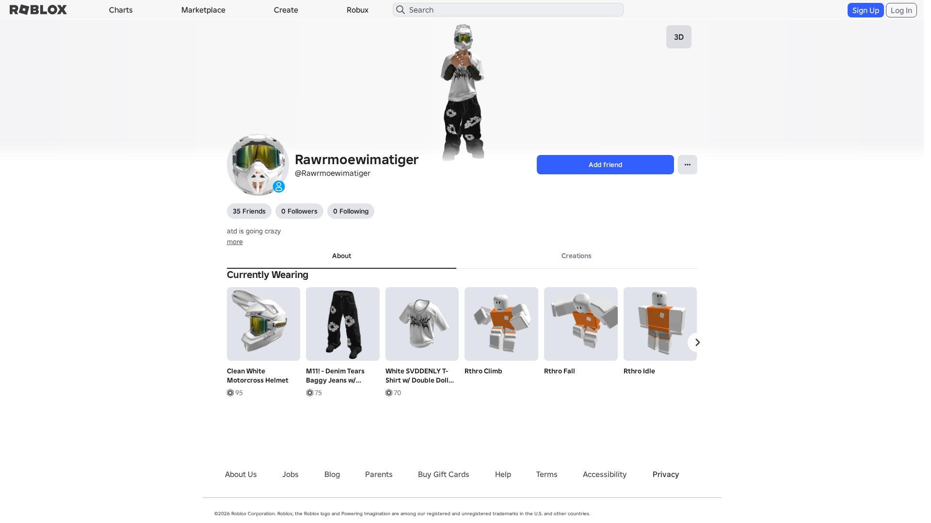 Screenshot of www.roblox.com.am