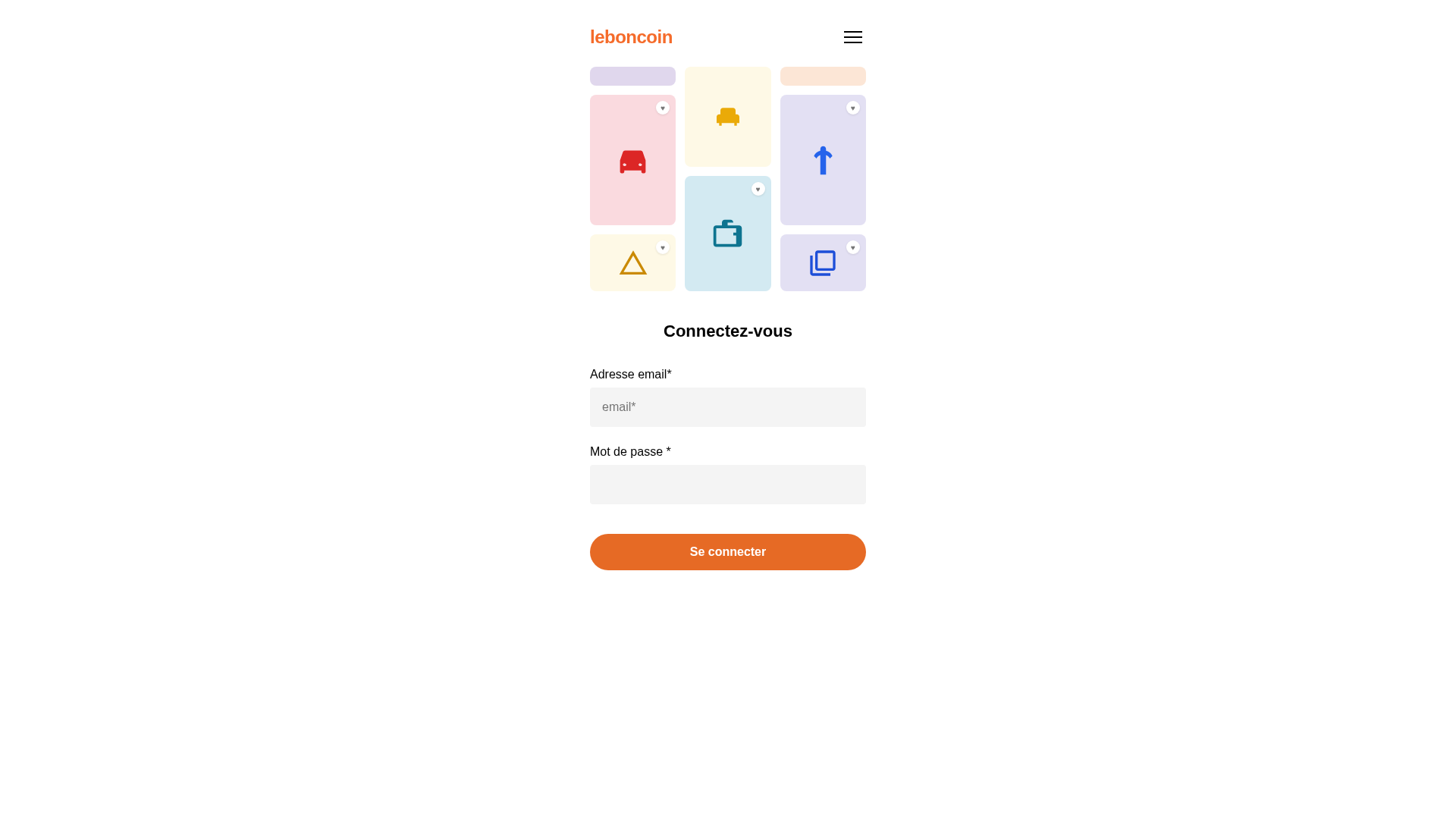 Screenshot of nouvelle-vente-lebon-coin.surge.sh