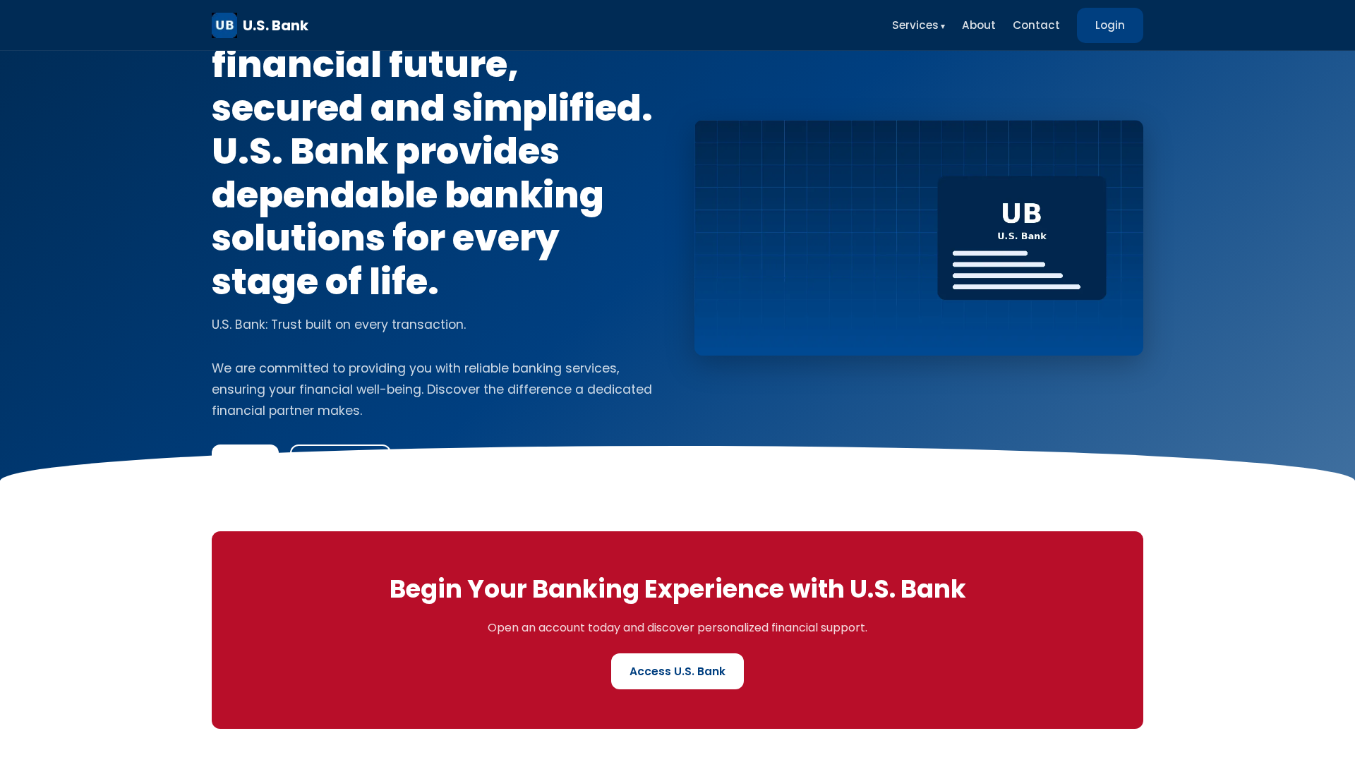 Screenshot of usbank.gr.com