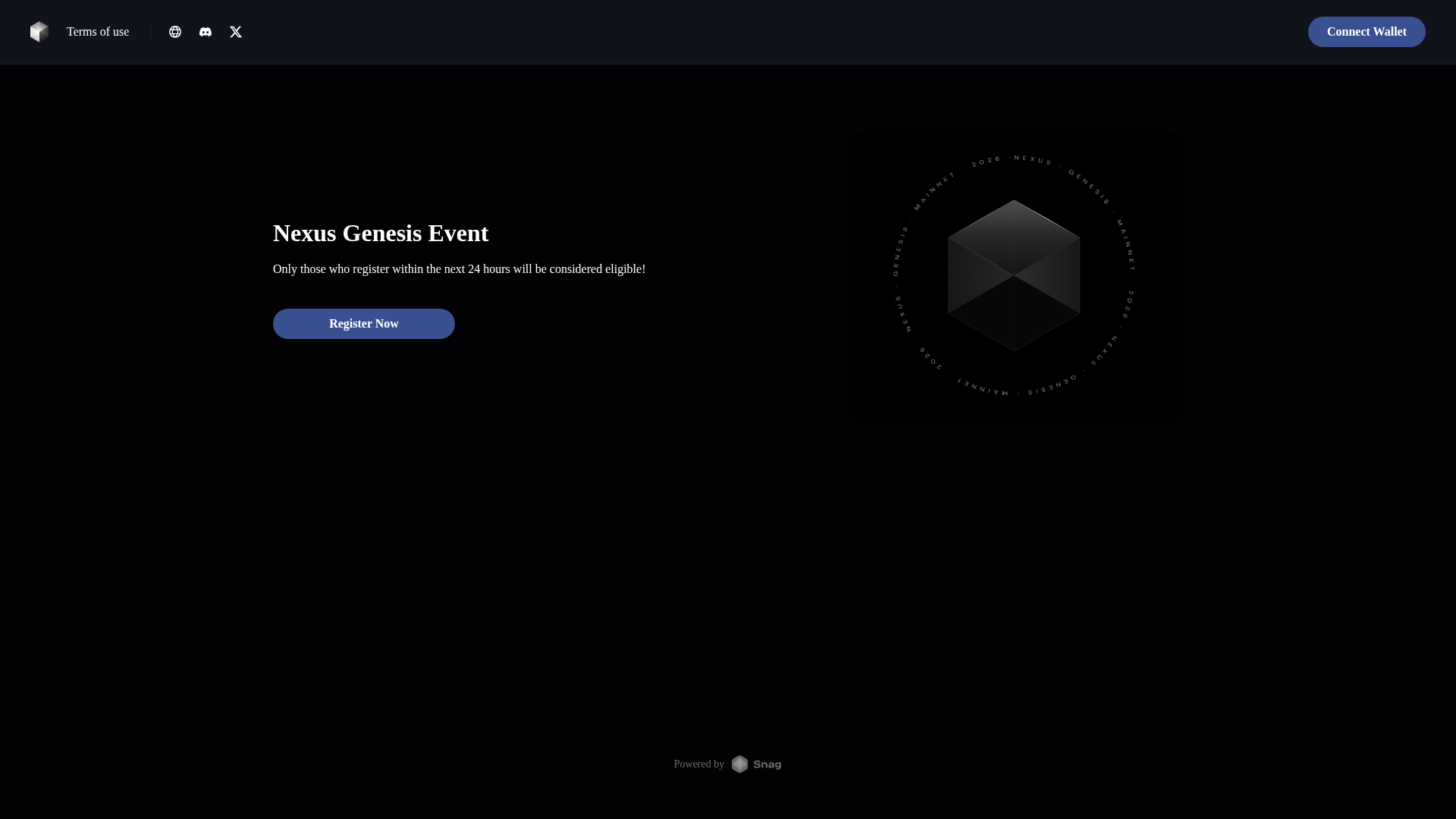 Screenshot of event-nexus.live