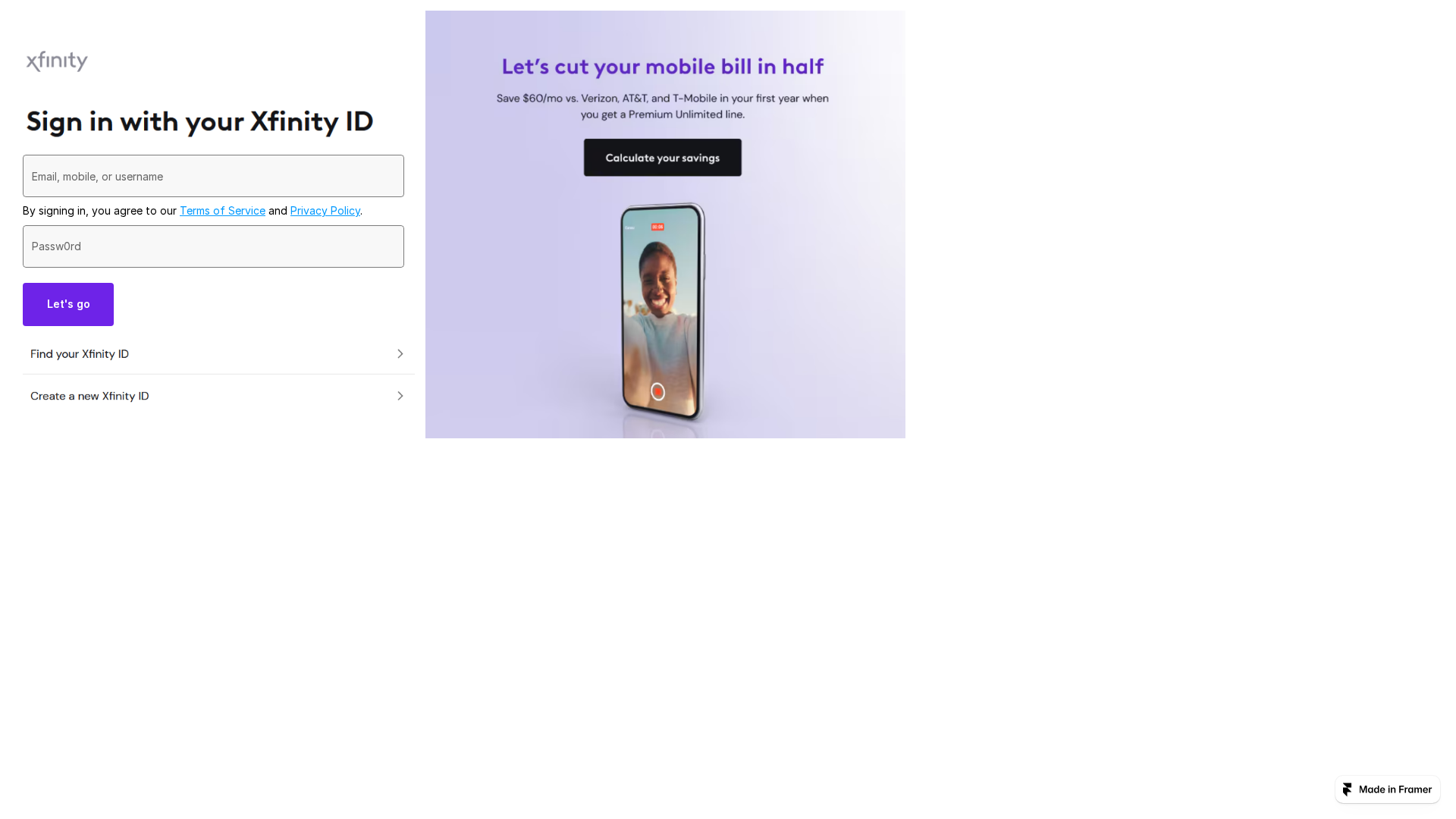Screenshot of pretty-aspects-327675.framer.app