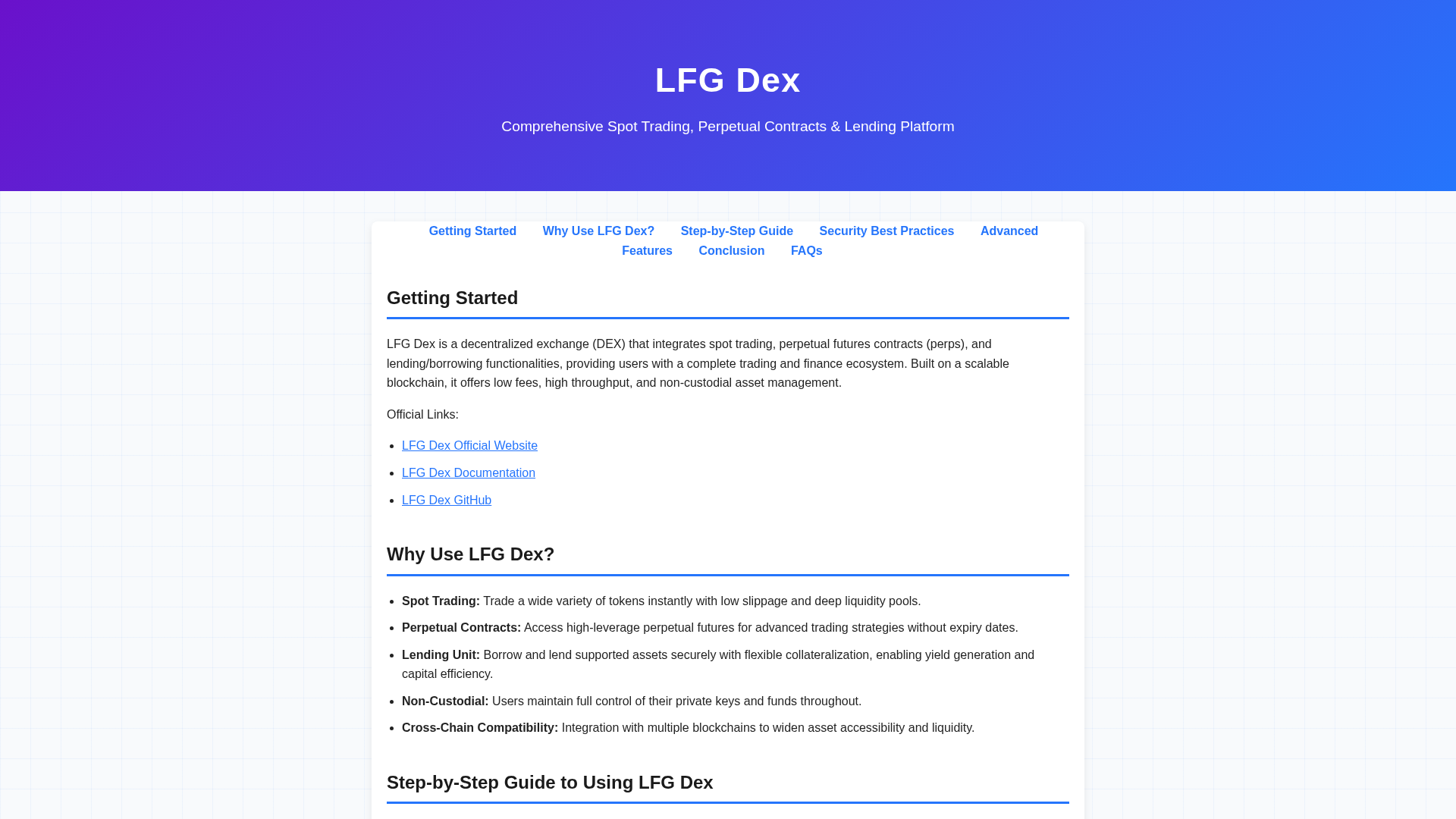 Screenshot of mobile-desktop-lfg-dexx.pages.dev