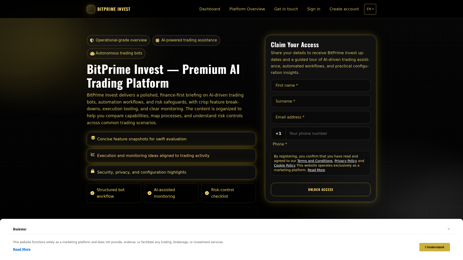 Screenshot of bitprimeinvest.digital