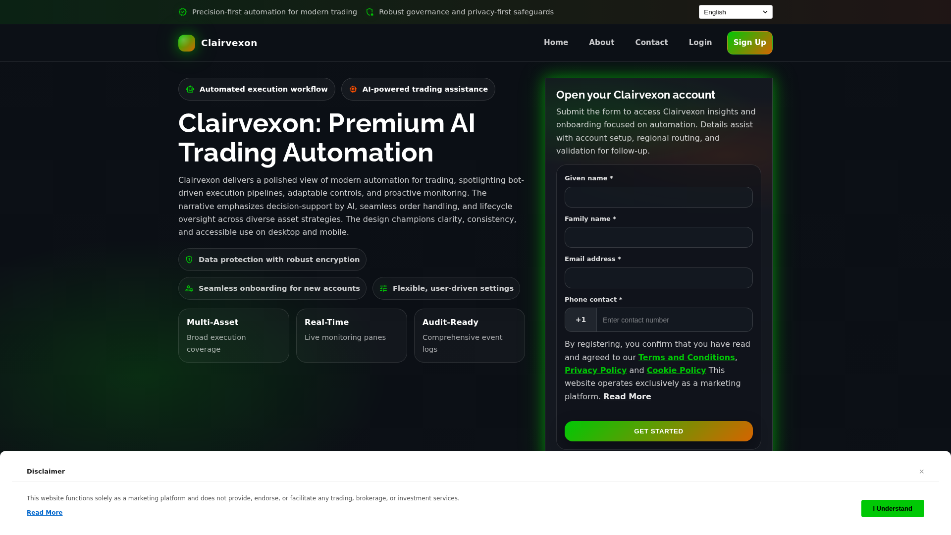 Screenshot of clairvexon.digital