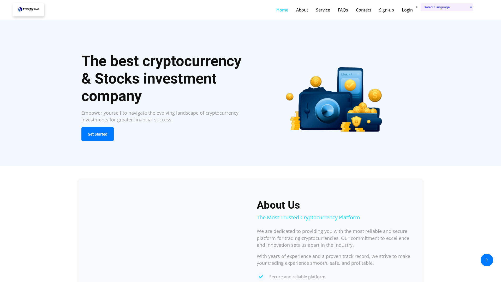 Screenshot of everestprimefunds.com