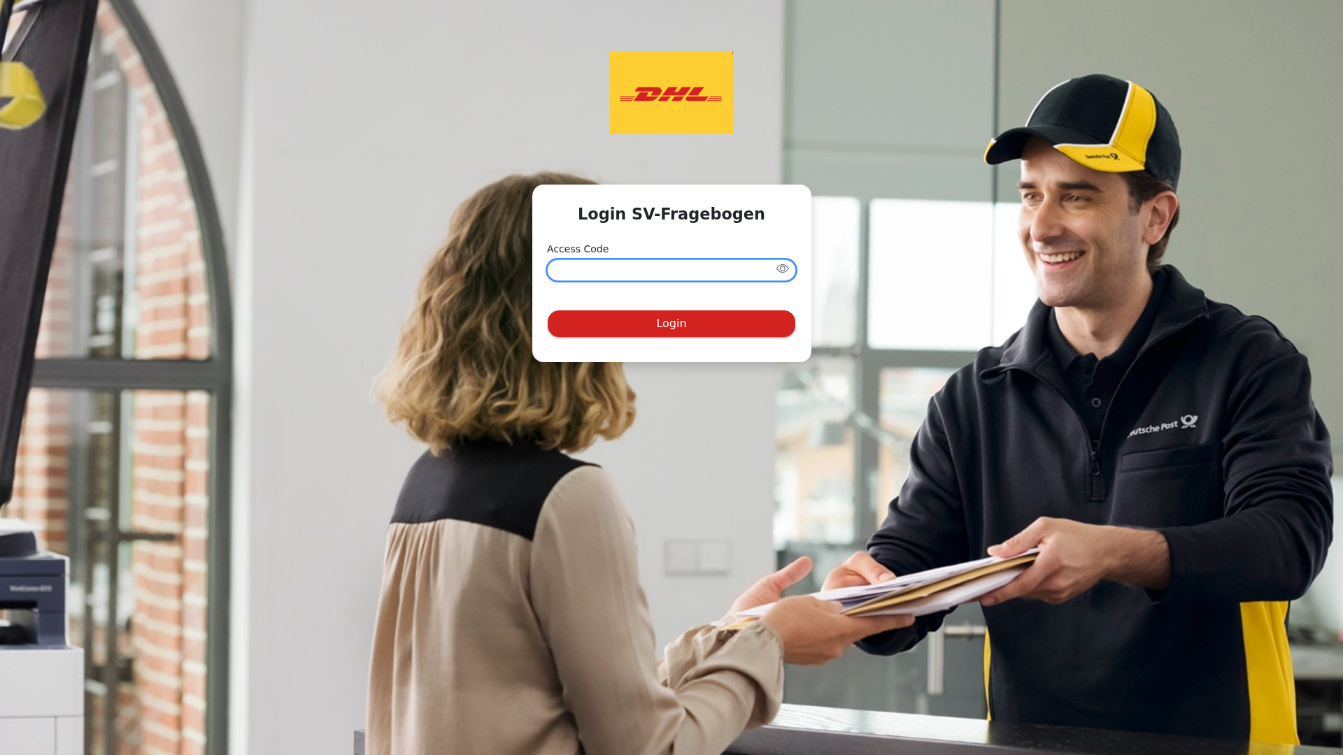 Screenshot of dhlsiprod.eu23.smartcommunications.cloud
