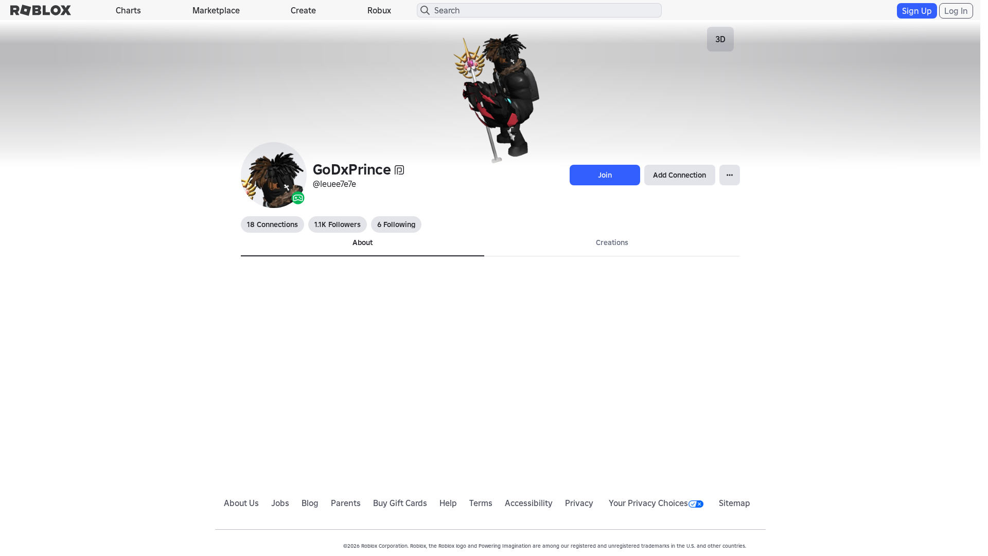 Screenshot of www.roblox.com.bi