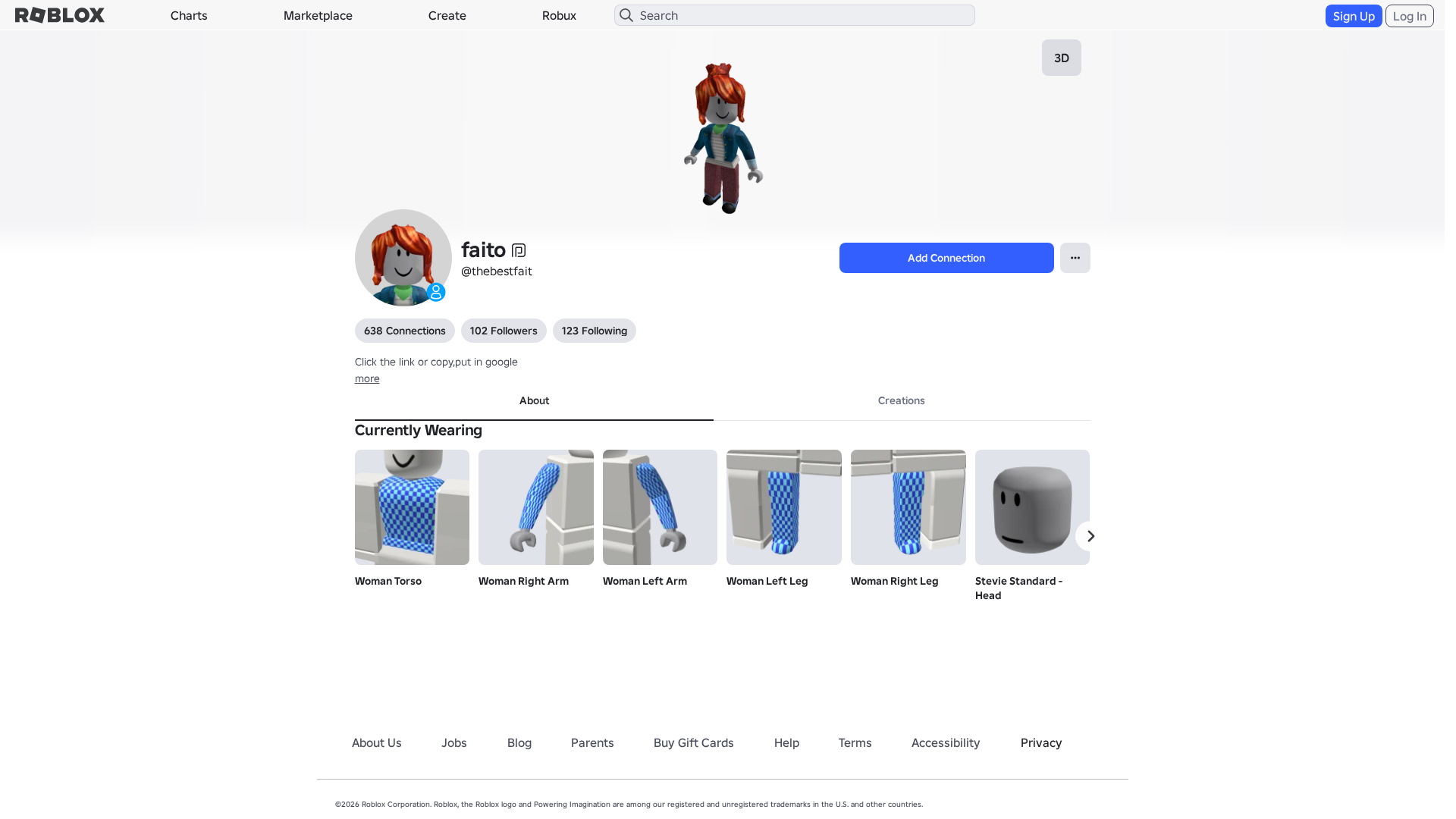 Screenshot of www.roblox.com.ml