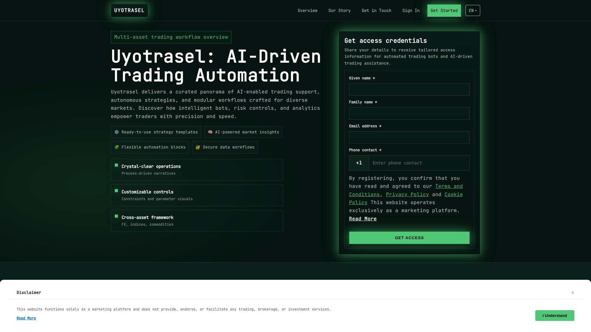 Screenshot of uyotrasel.click