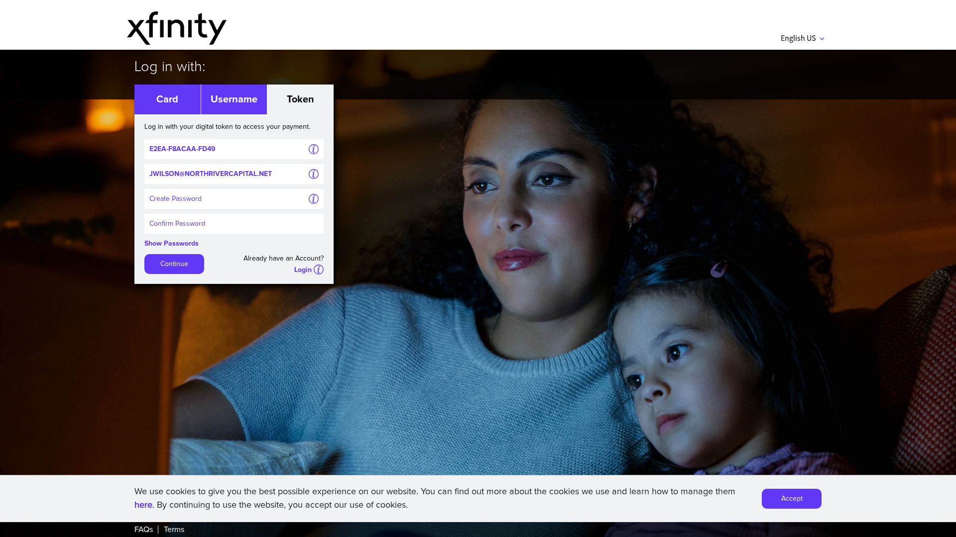 Screenshot of www.xfinityrefunds.com