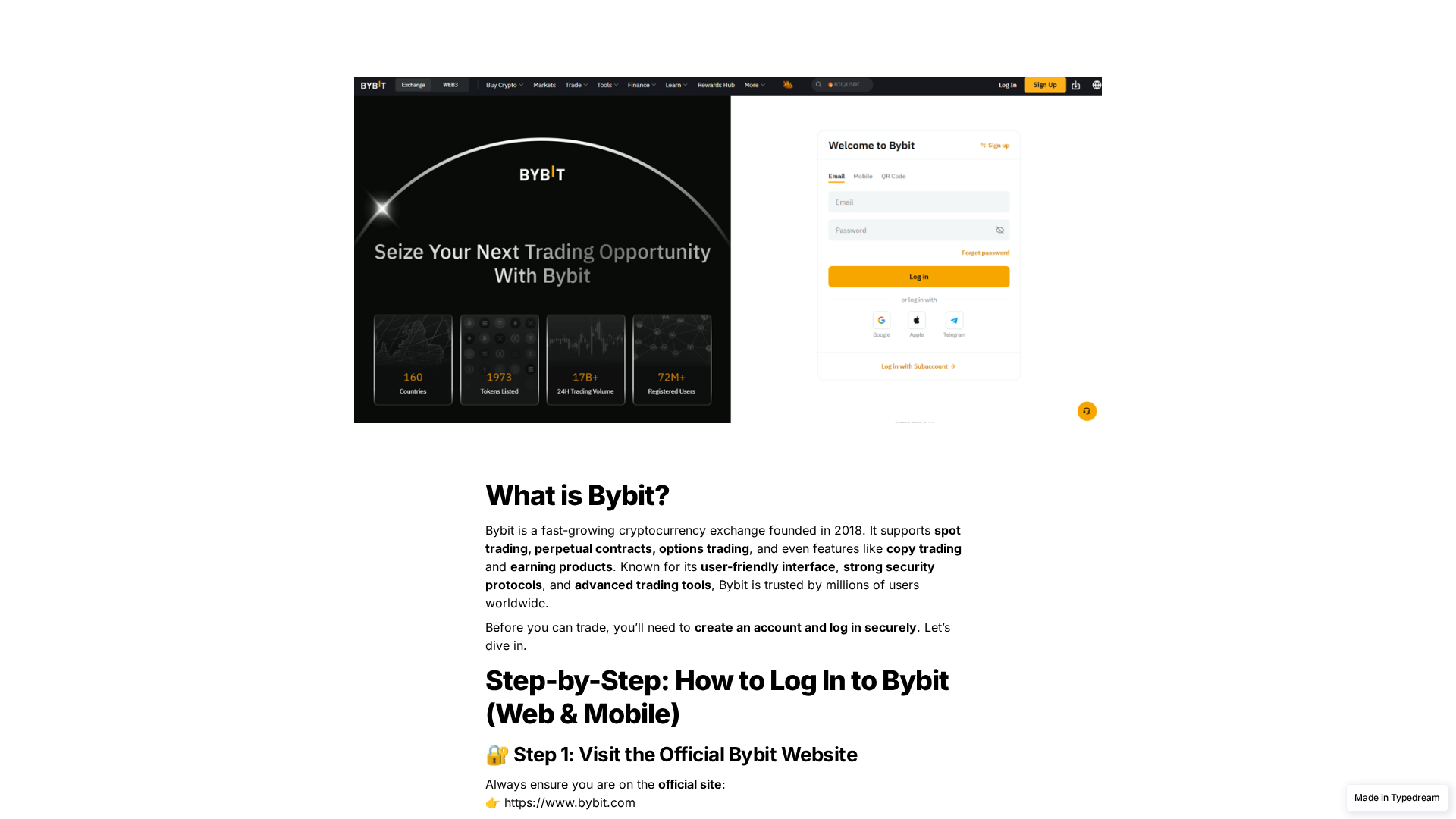 Screenshot of space---us-bybit-en-com.typedream.app