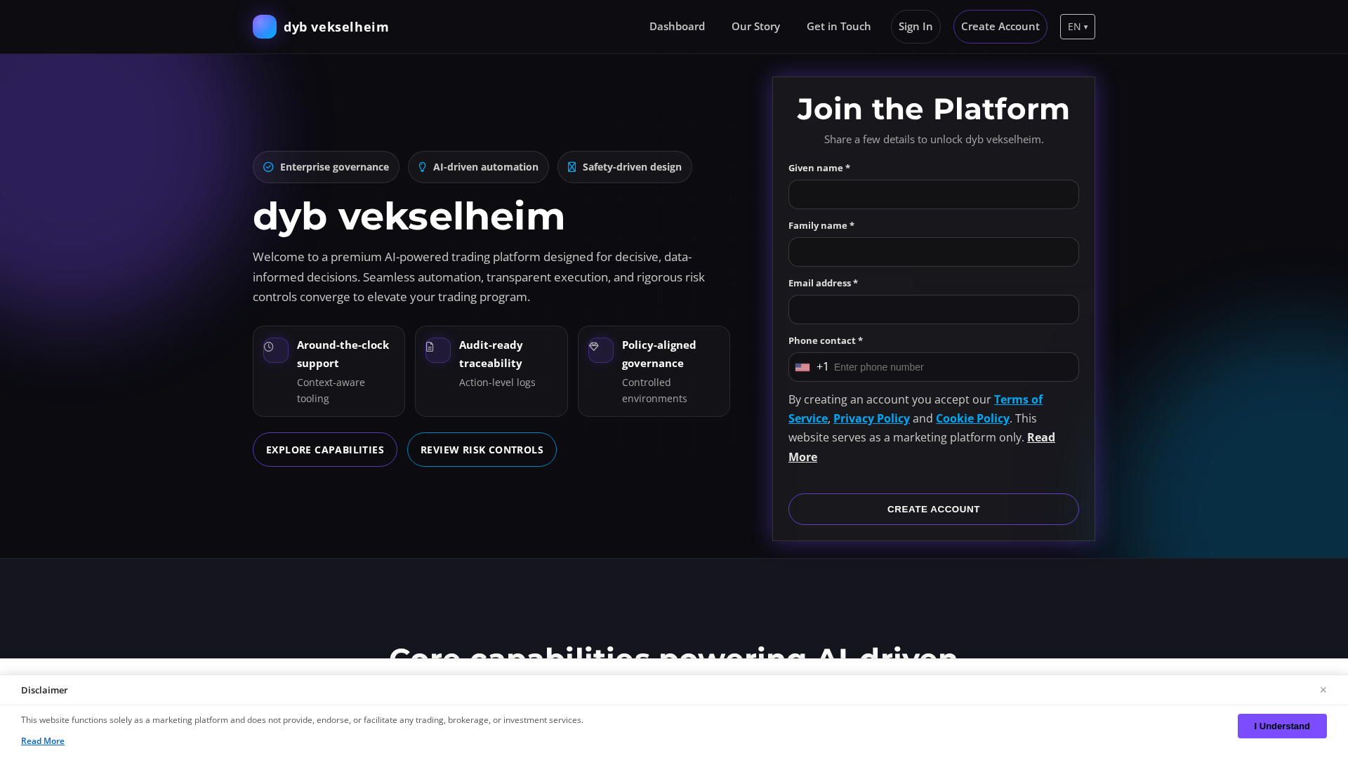 Screenshot of dybvekselheim.digital