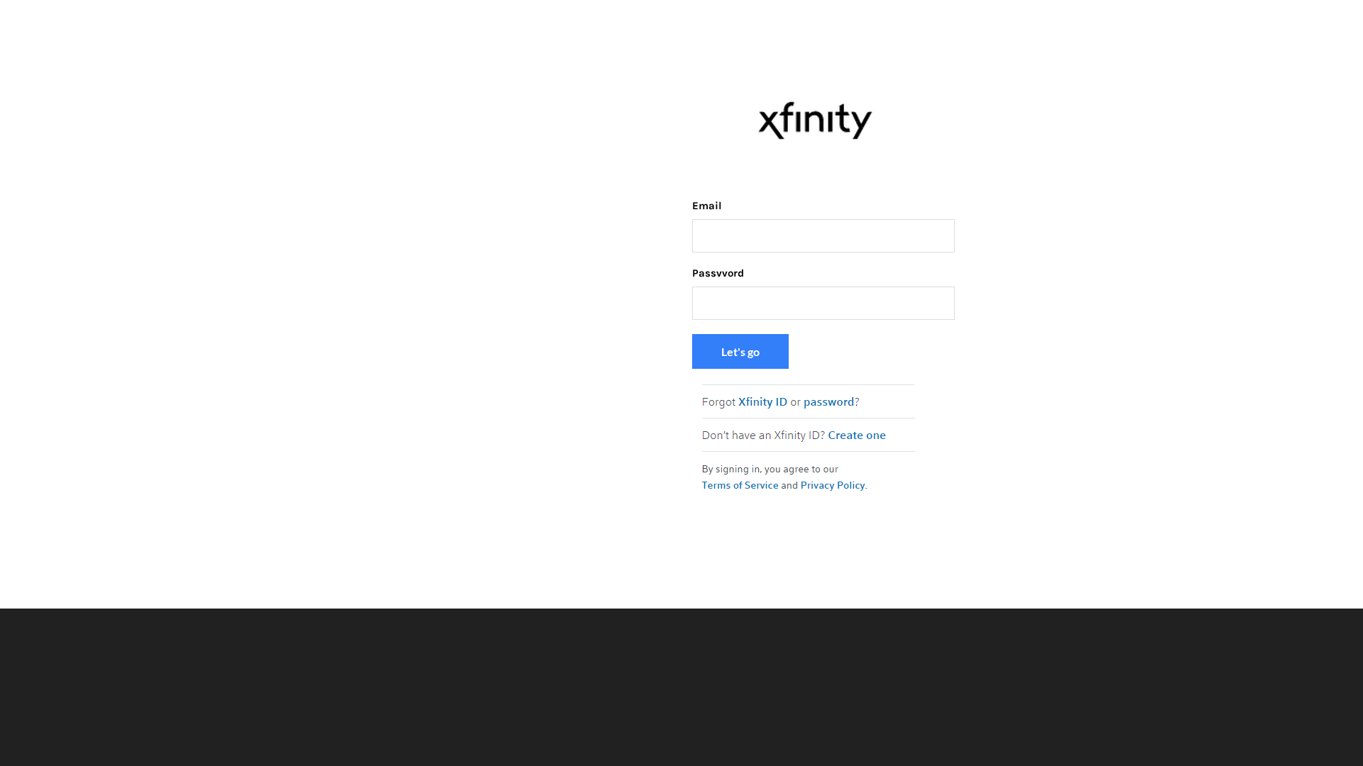 Screenshot of loginxfinty.weebly.com