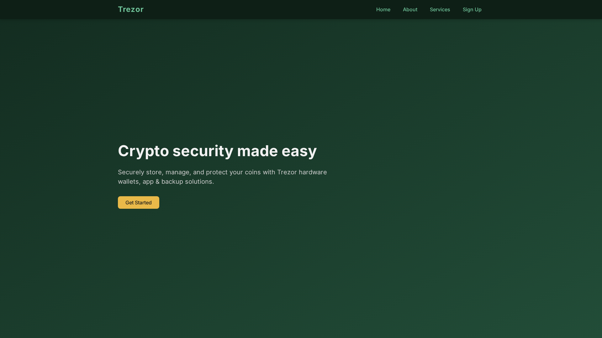 Screenshot of suite-apps-cloud-trezor.netlify.app