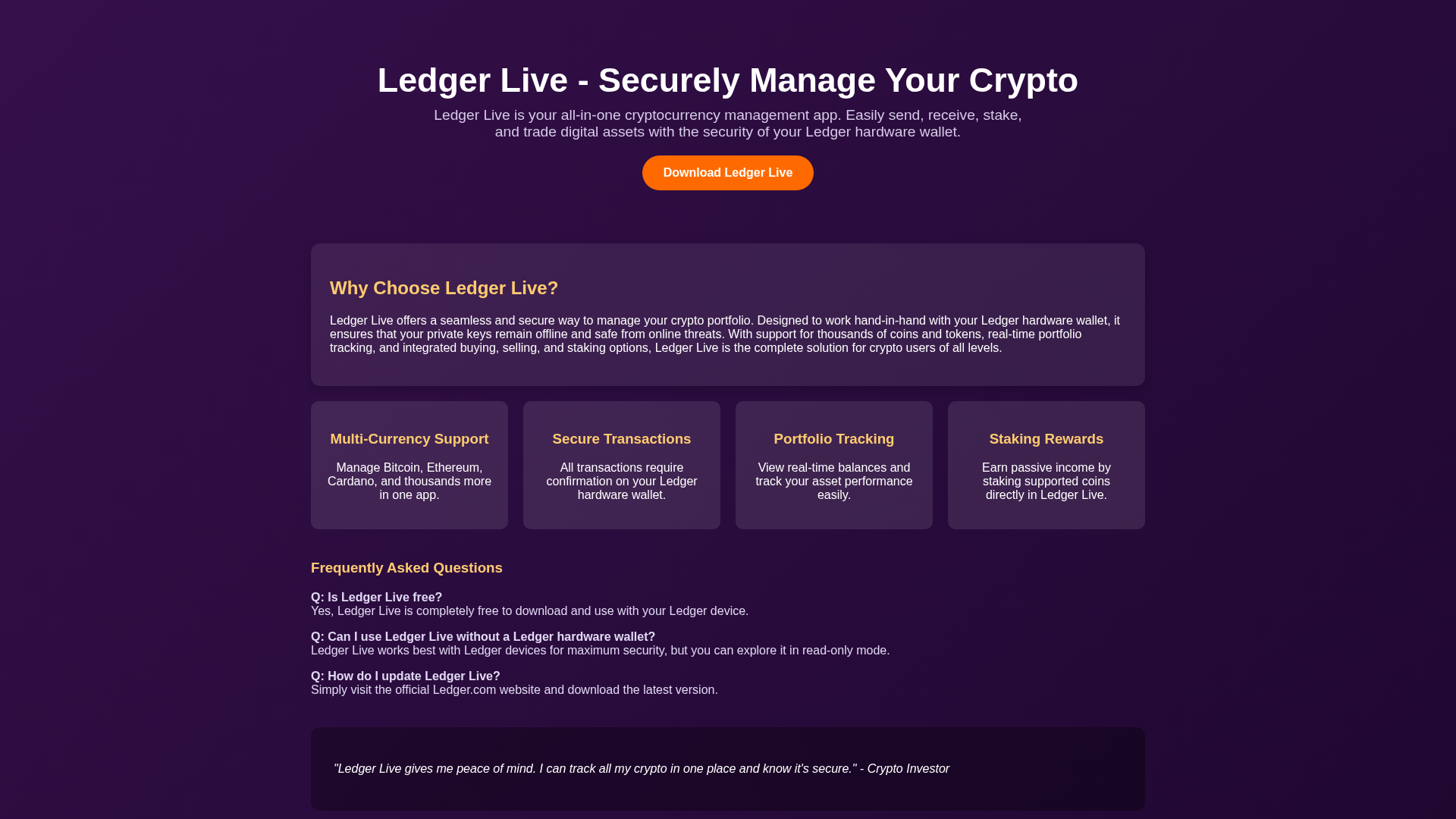 Ledger Live