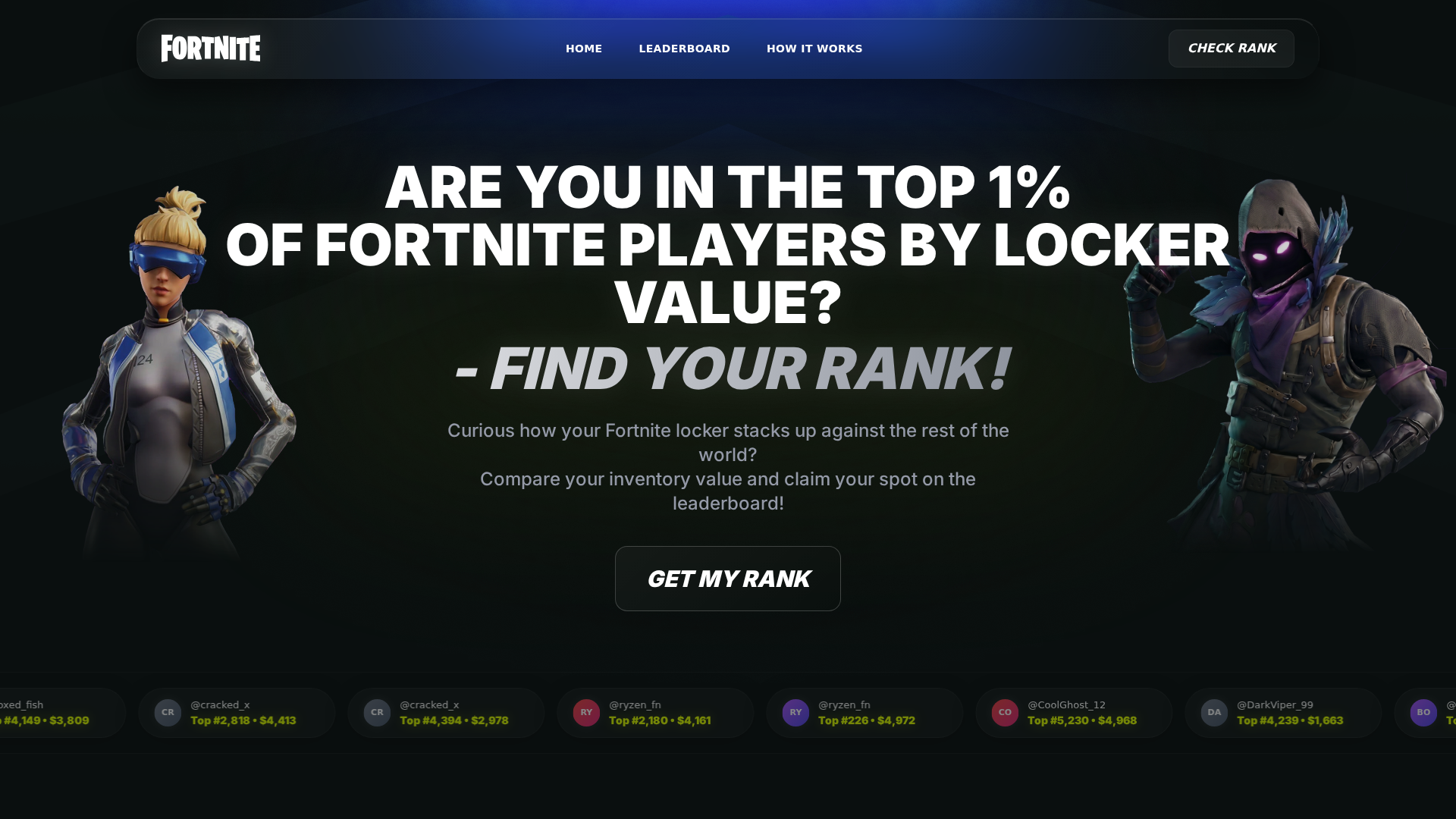 Screenshot of fortnate.top