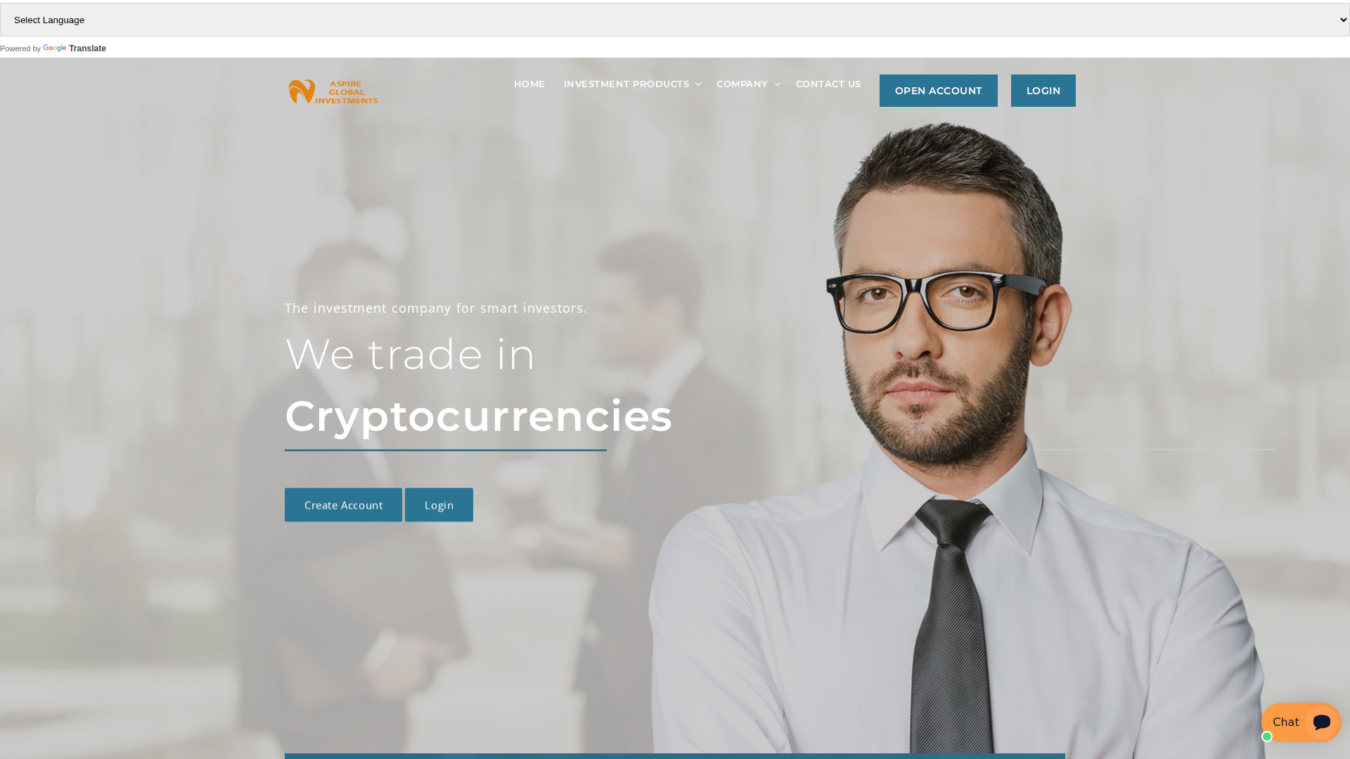 Screenshot of aspireglobalinvst.org