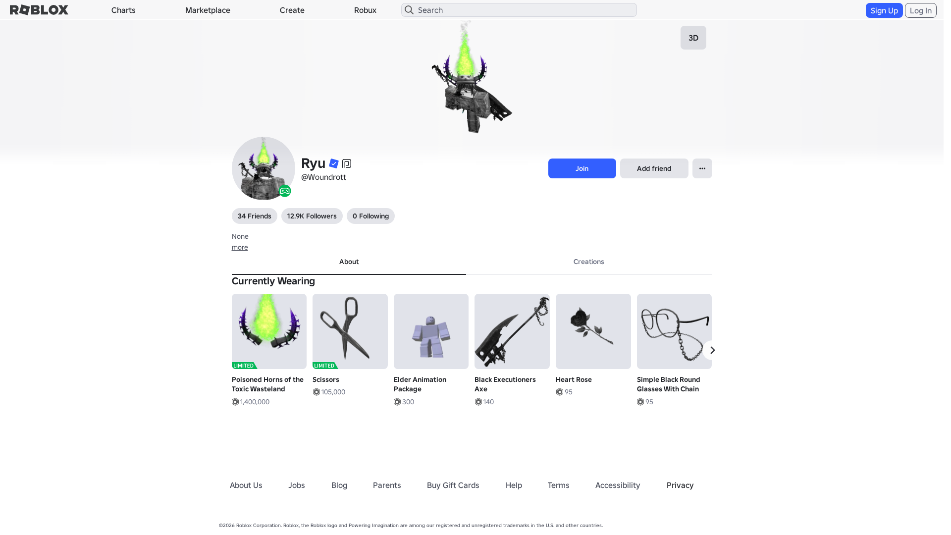 Screenshot of www.roblox.com.am